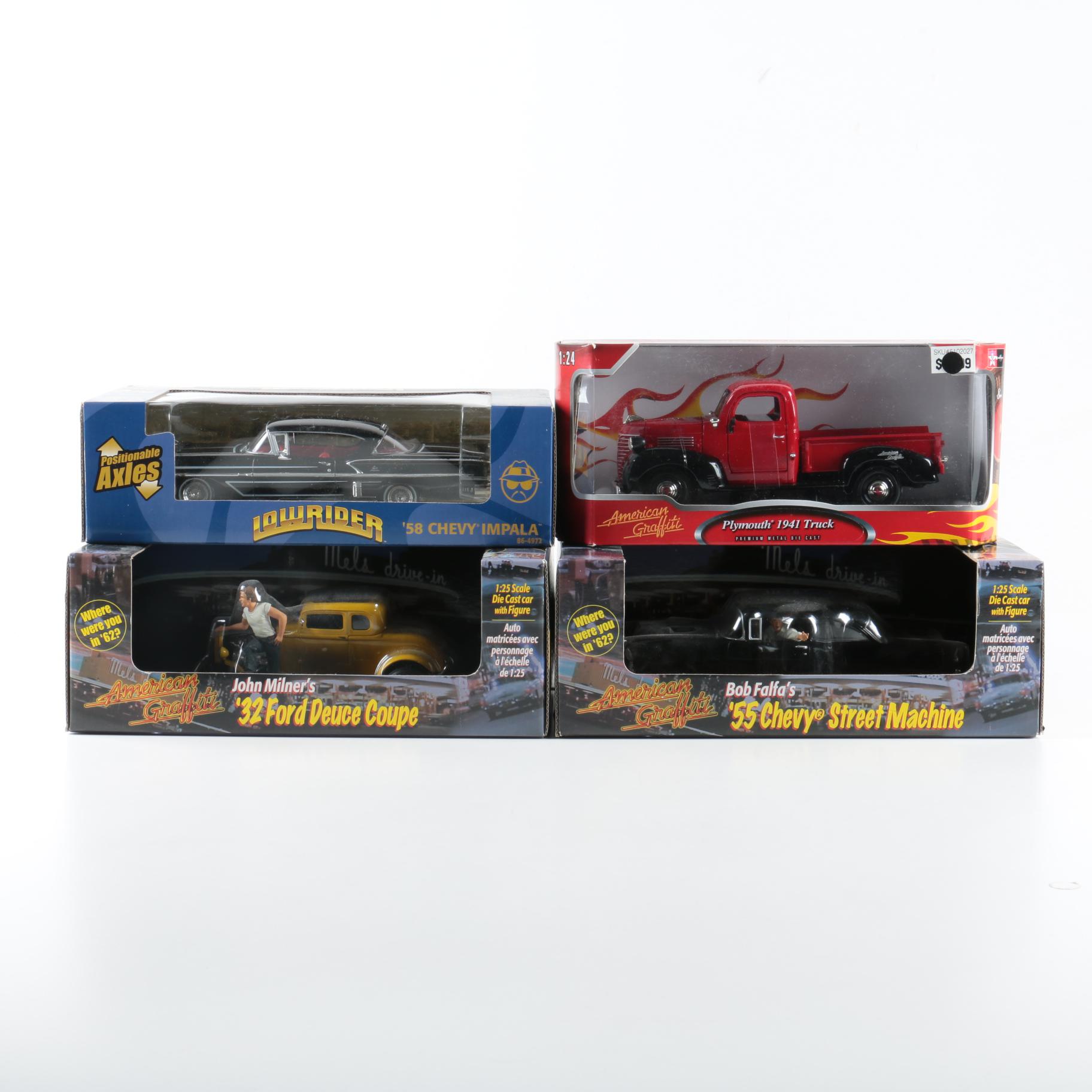 Revell "American Graffiti" and Other Die-Cast Cars