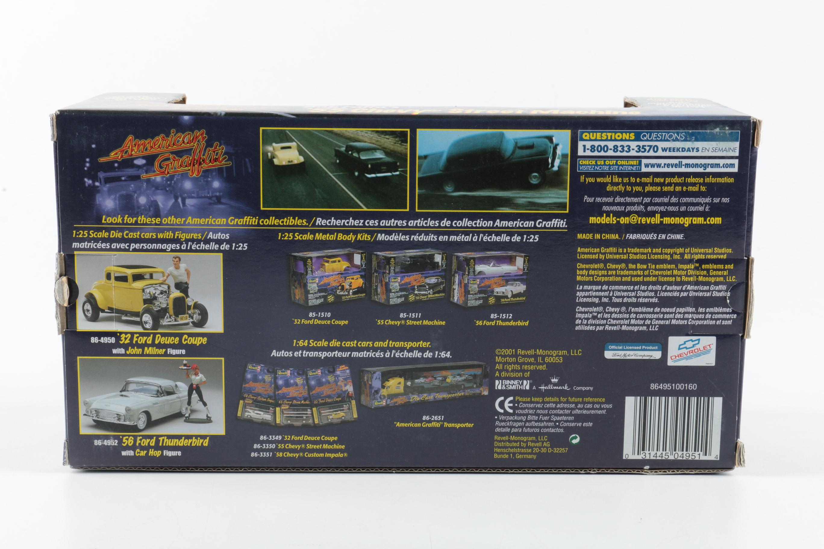 Revell "American Graffiti" and Other Die-Cast Cars