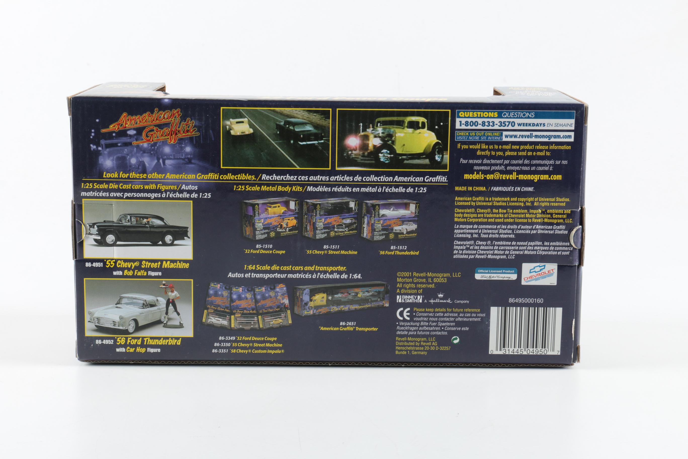 Revell "American Graffiti" and Other Die-Cast Cars