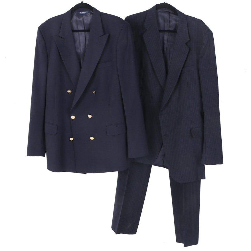 Men's Suit and Suit Jacket Including Burberrys