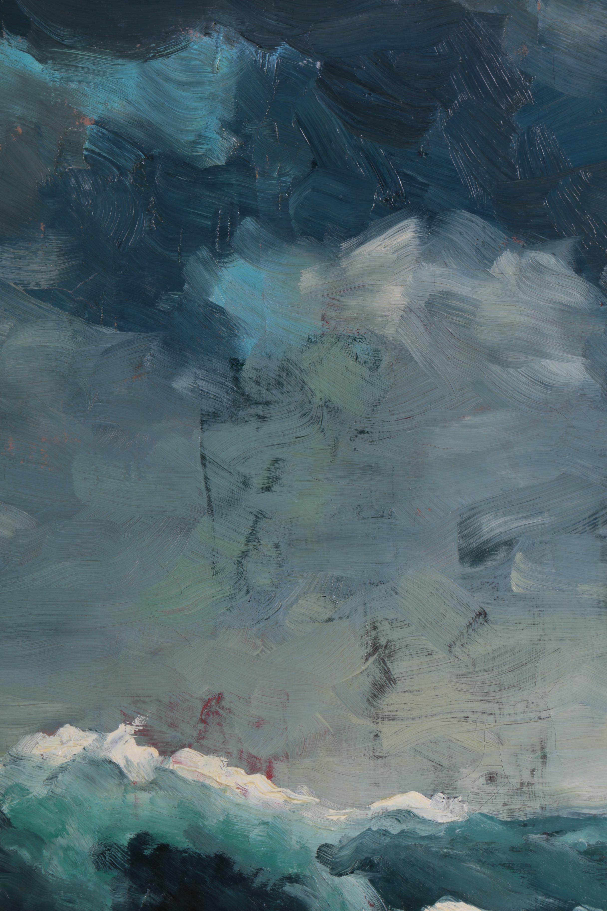 John Taliaferro Oil Painting on Canvas "The Open Sea"