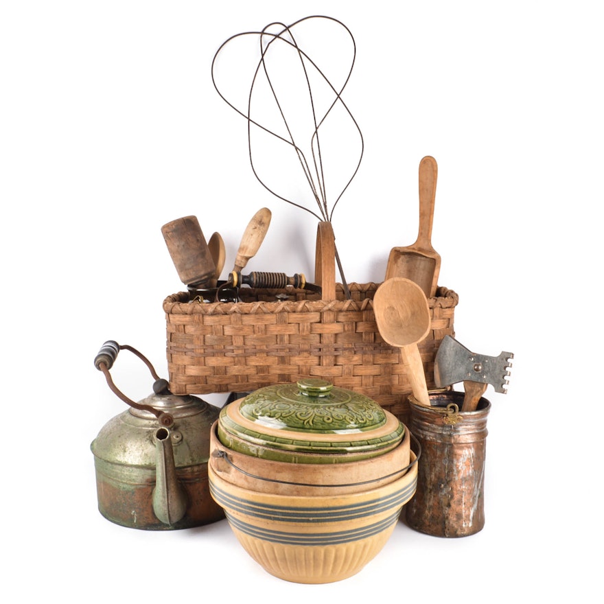Vintage-to-Antique Kitchen and Housewares