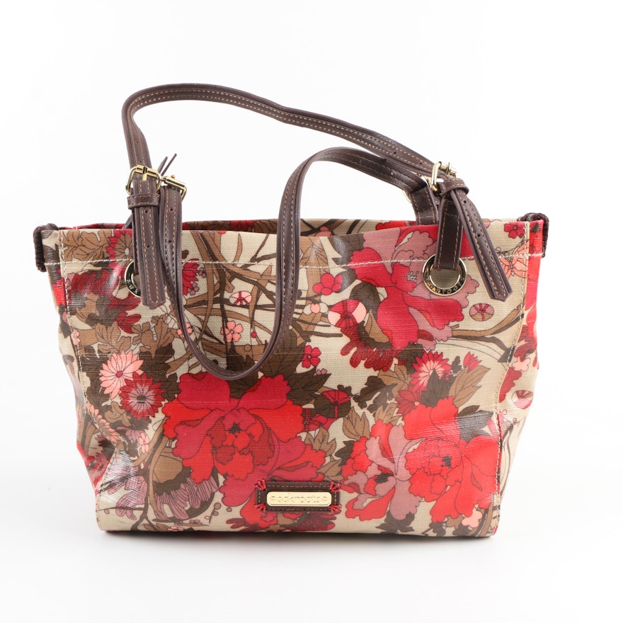 Sakroots Coated Canvas Flower Power Tote Bag