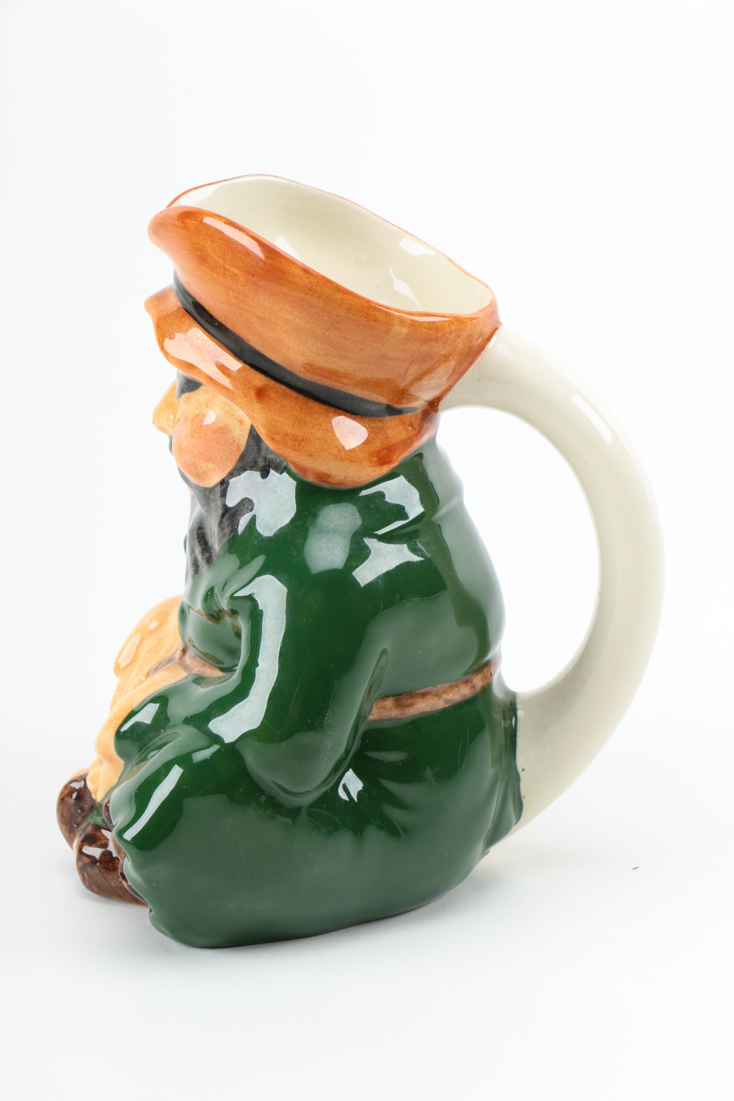 Roy Kirkham "Beggar Man" Staffordshire Toby Jug