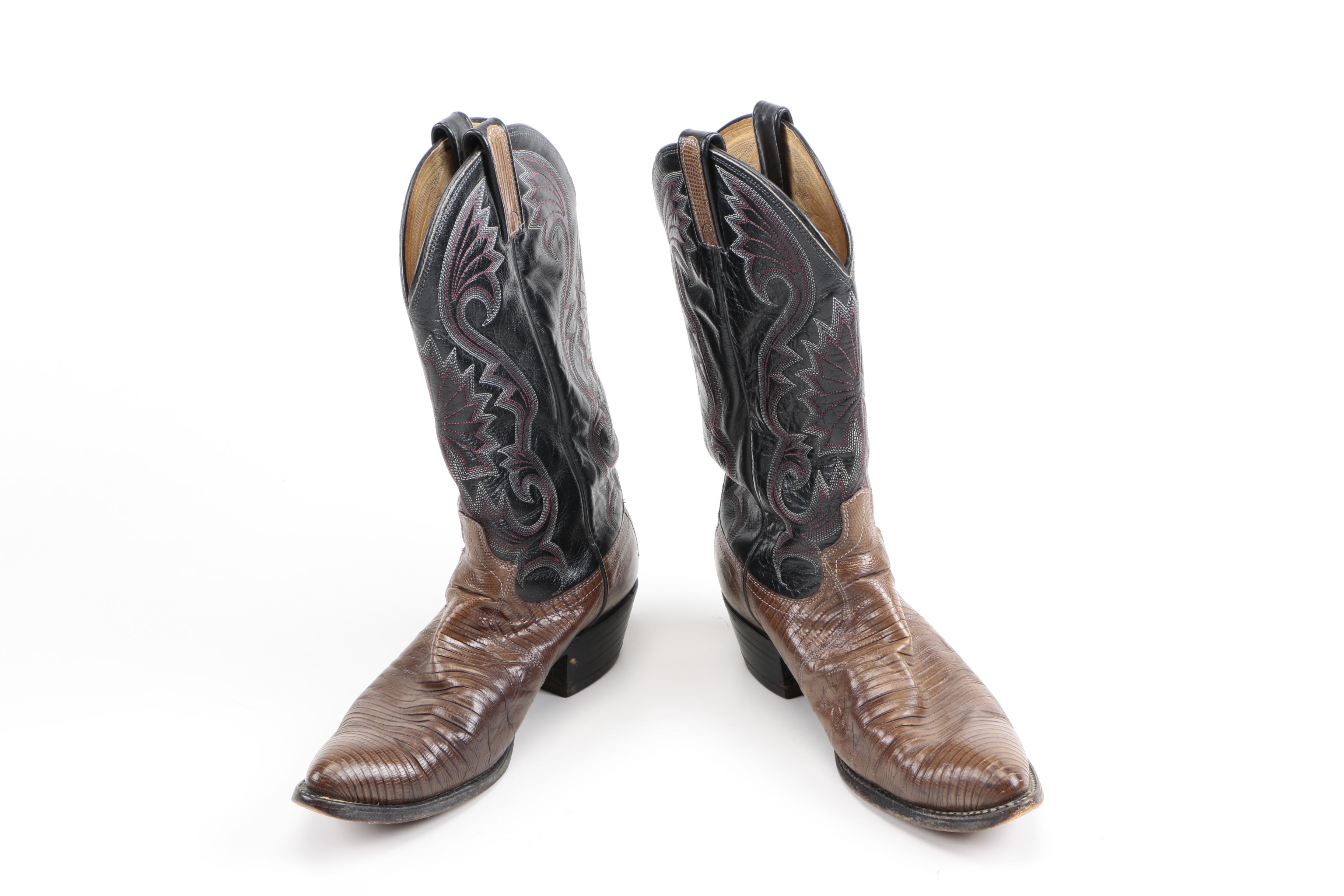 Men's Leather Cowboy Boots by Dan Post