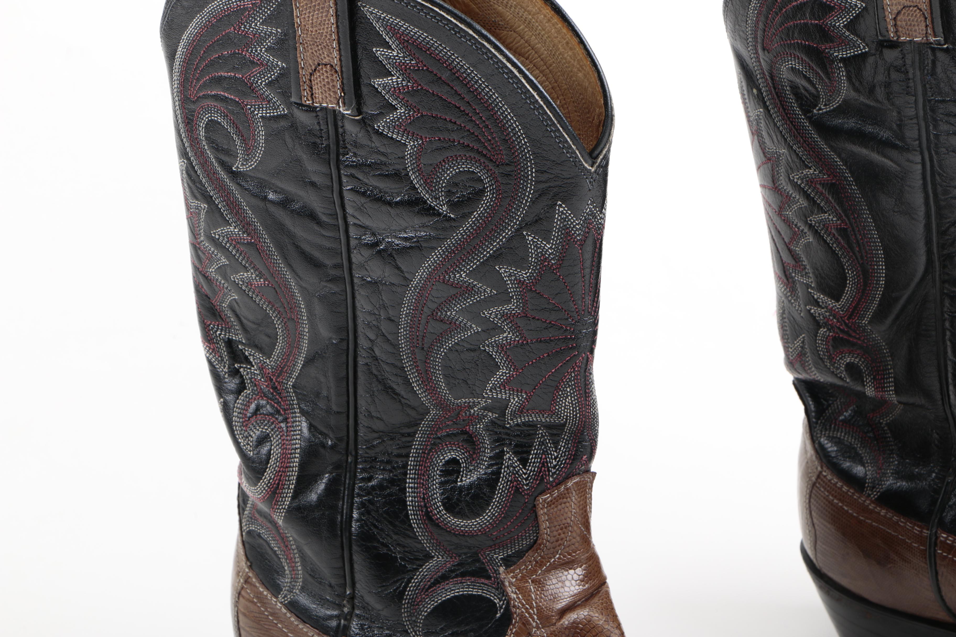 Men's Leather Cowboy Boots by Dan Post
