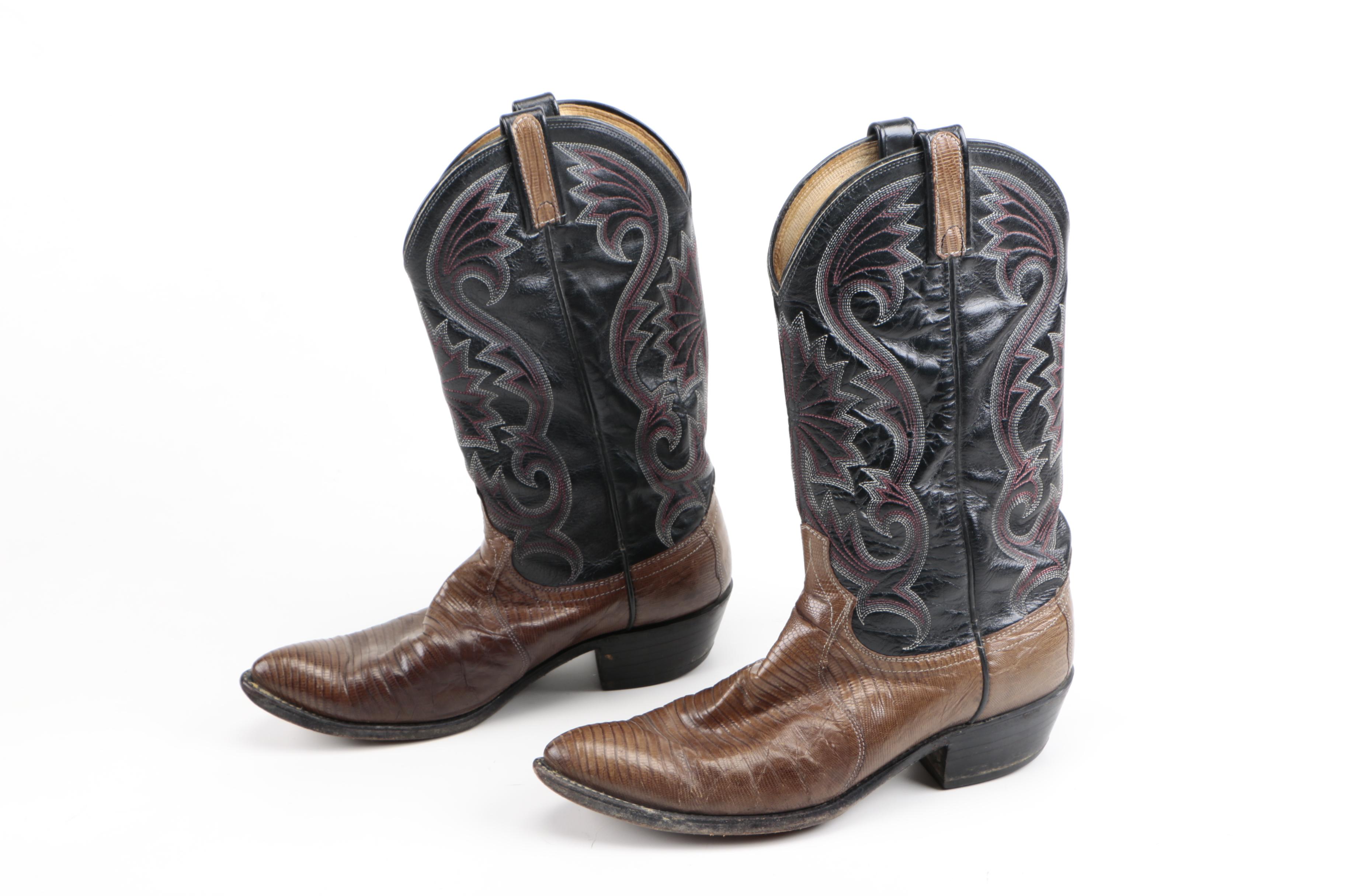 Men's Leather Cowboy Boots by Dan Post