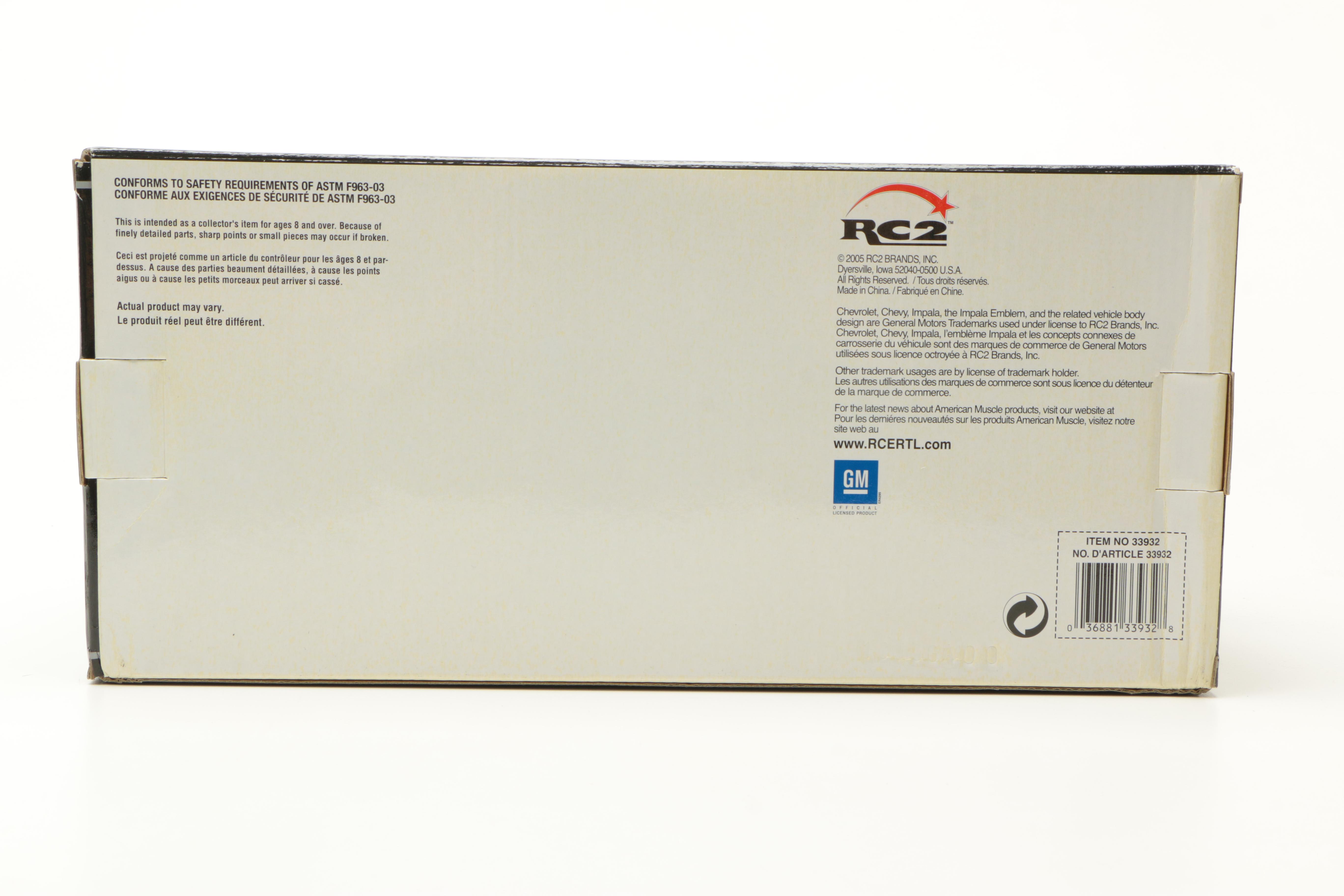 American Muscle 1967 Chevy Impala Die Cast Cars