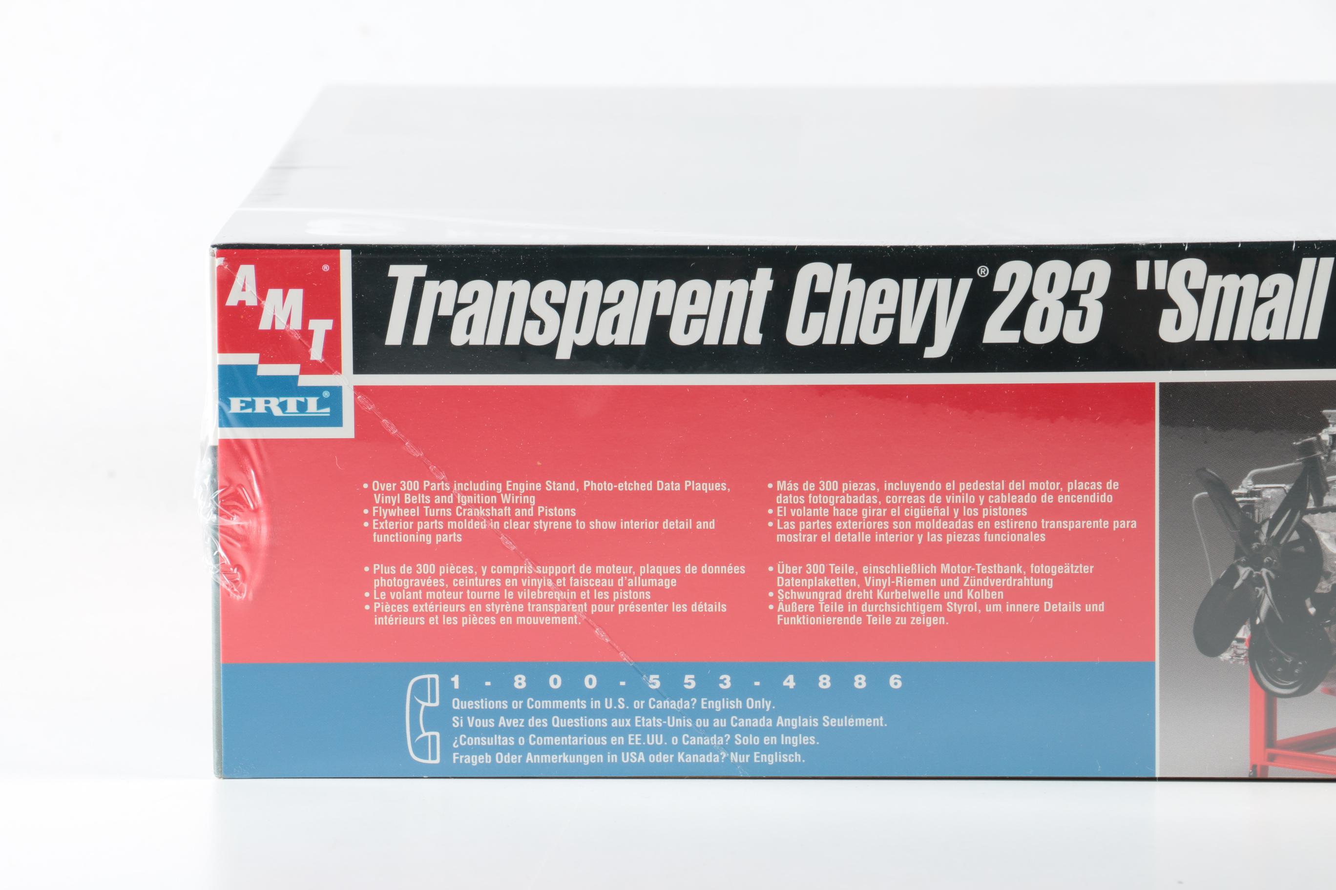 Two AMT Chevy 283 "Small Block" 1:6 scale Model Engine Kits