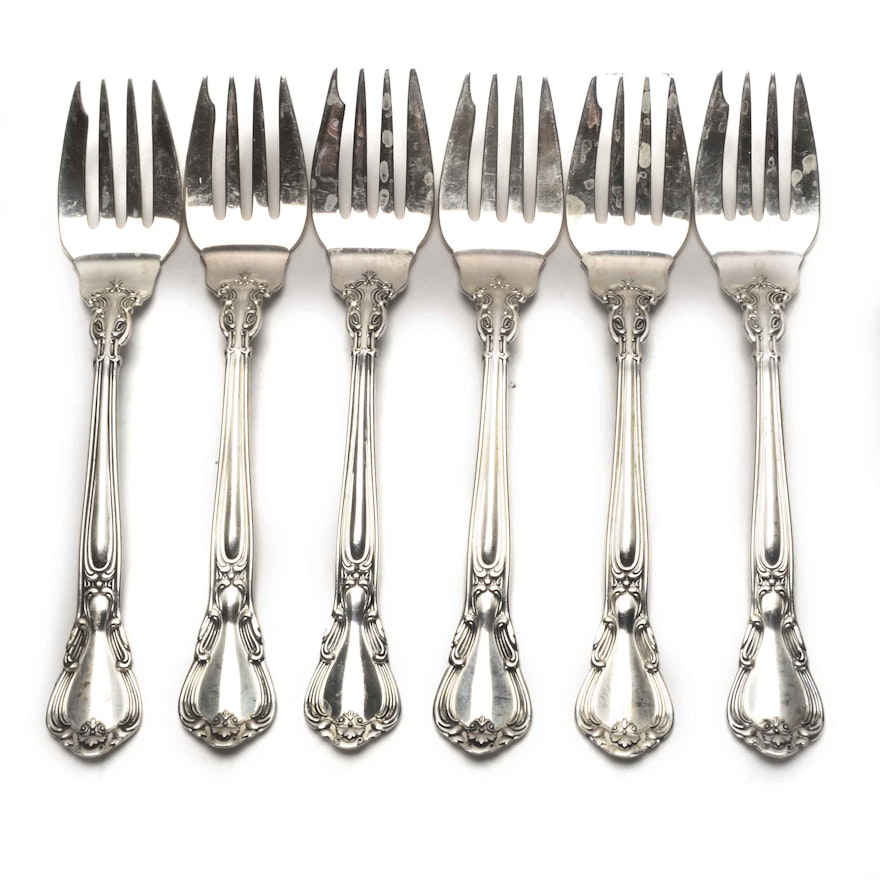 "Chantilly" Sterling Silver Individual Salad Forks by Gorham