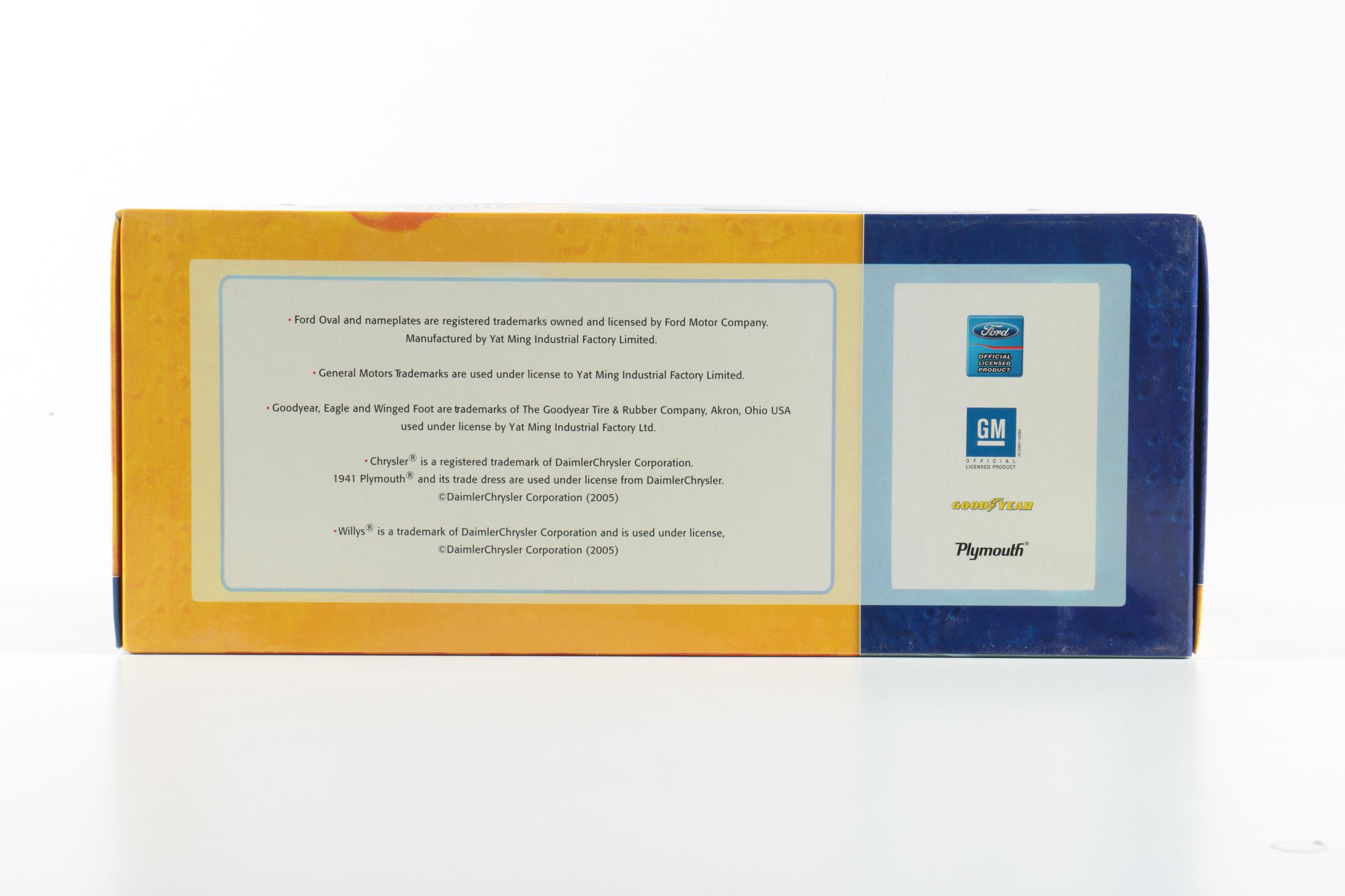 Yat Ming Die-Cast 1:18-Scale 1948 Ford Convertibles