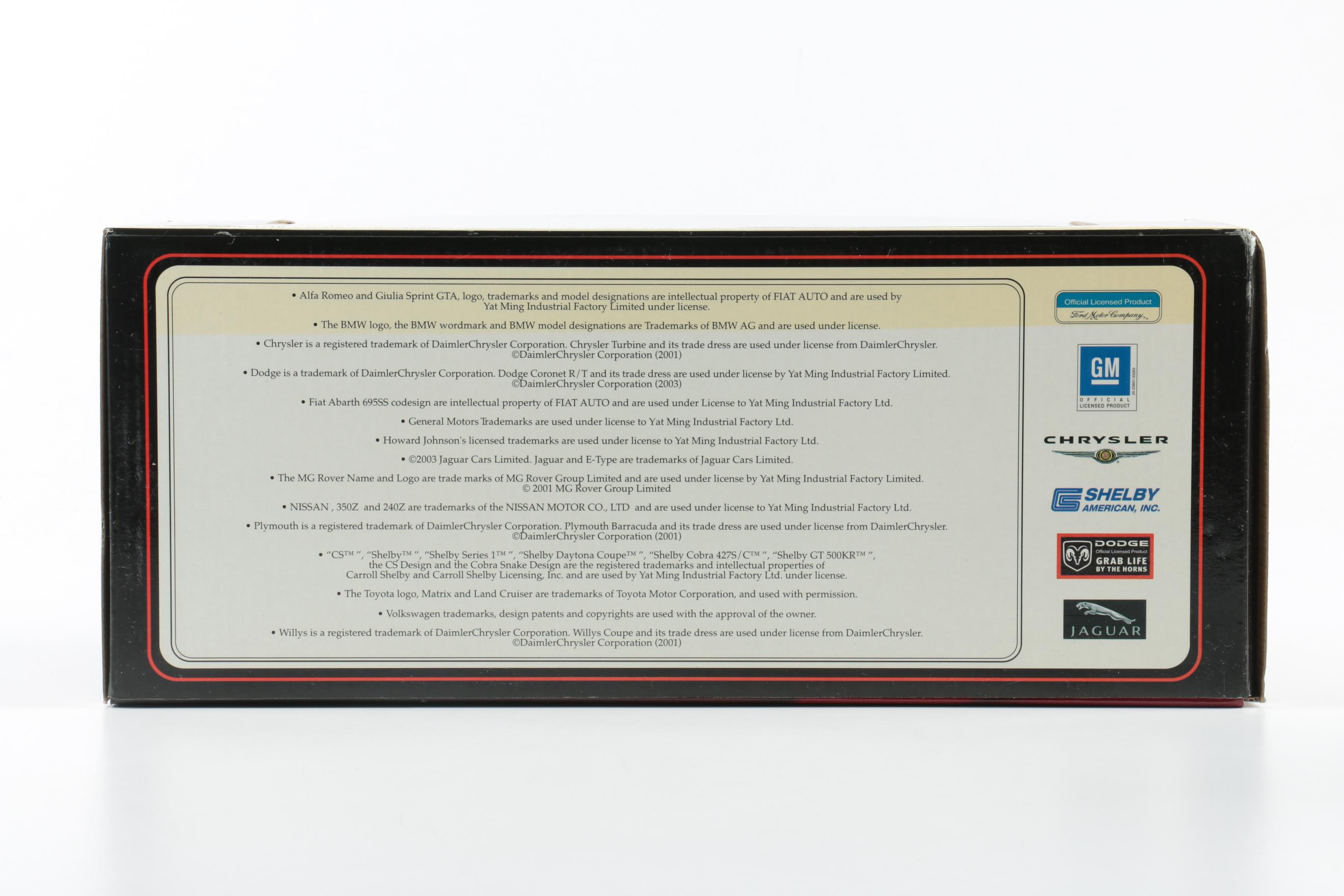 Yat Ming Die-Cast 1:18-Scale 1948 Ford Convertibles