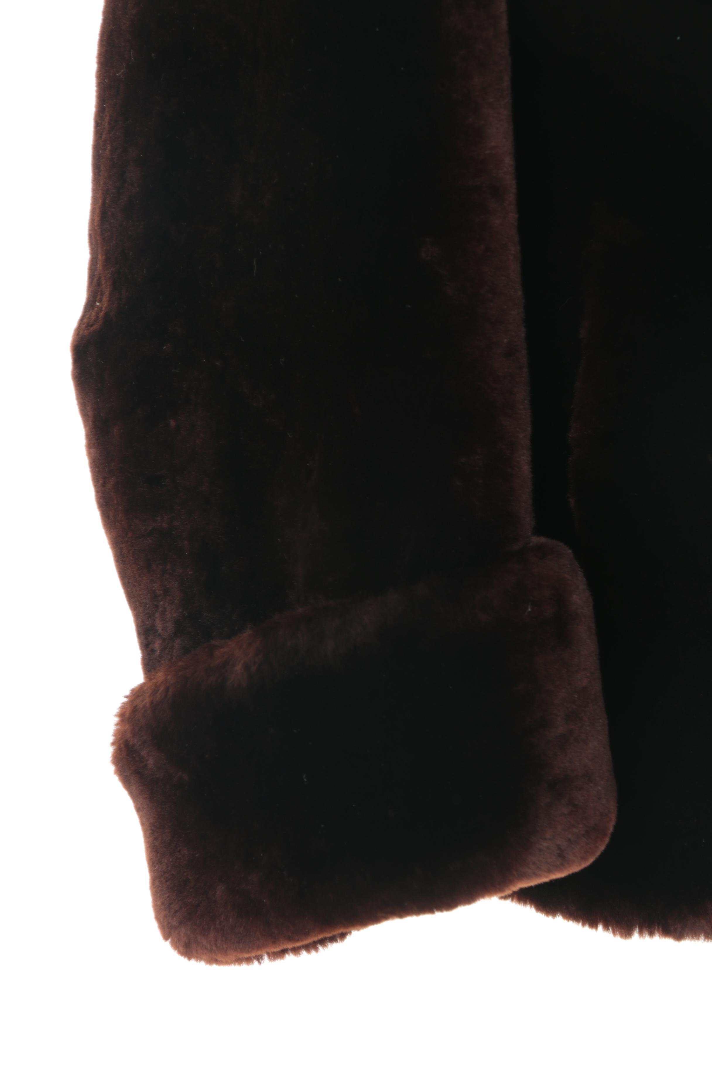 Women's Vintage I. J. Fox Mouton Fur Coat