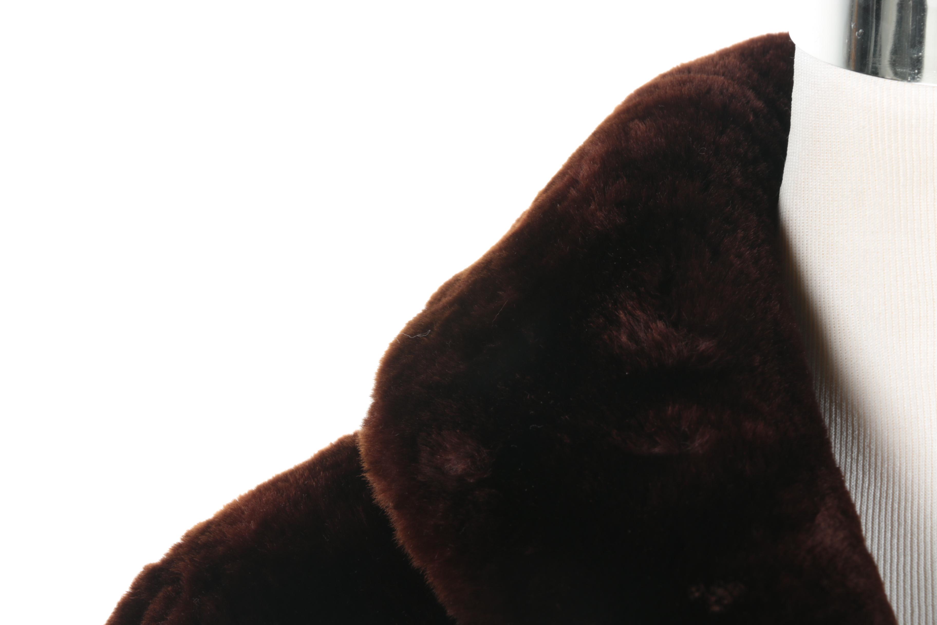 Women's Vintage I. J. Fox Mouton Fur Coat