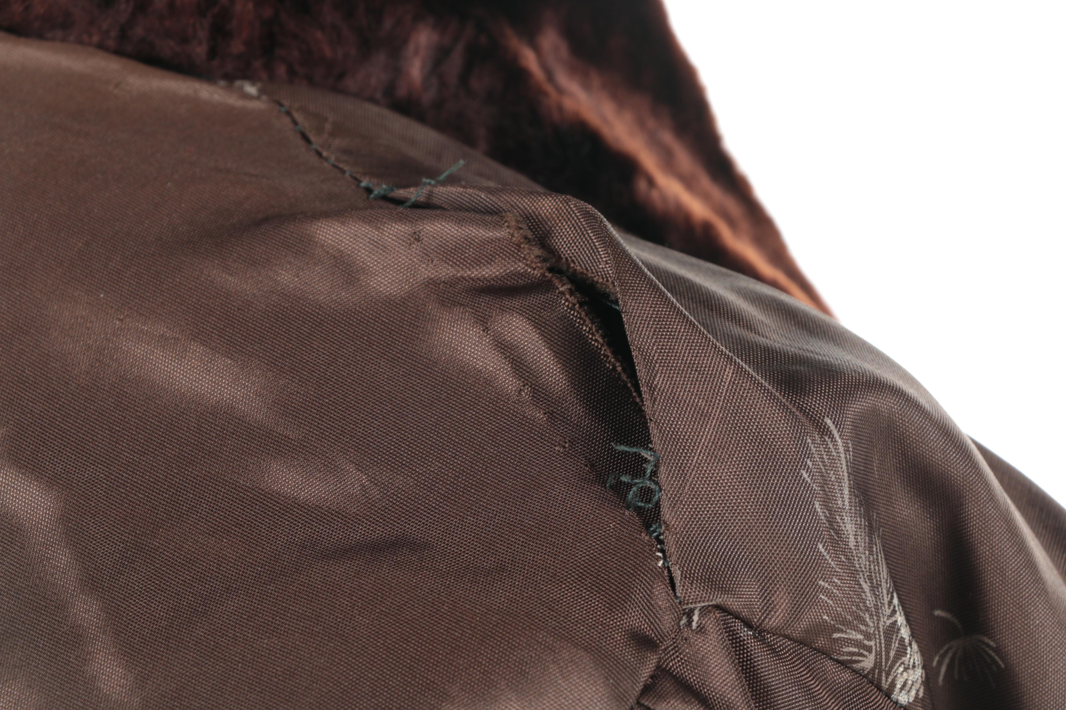 Women's Vintage I. J. Fox Mouton Fur Coat