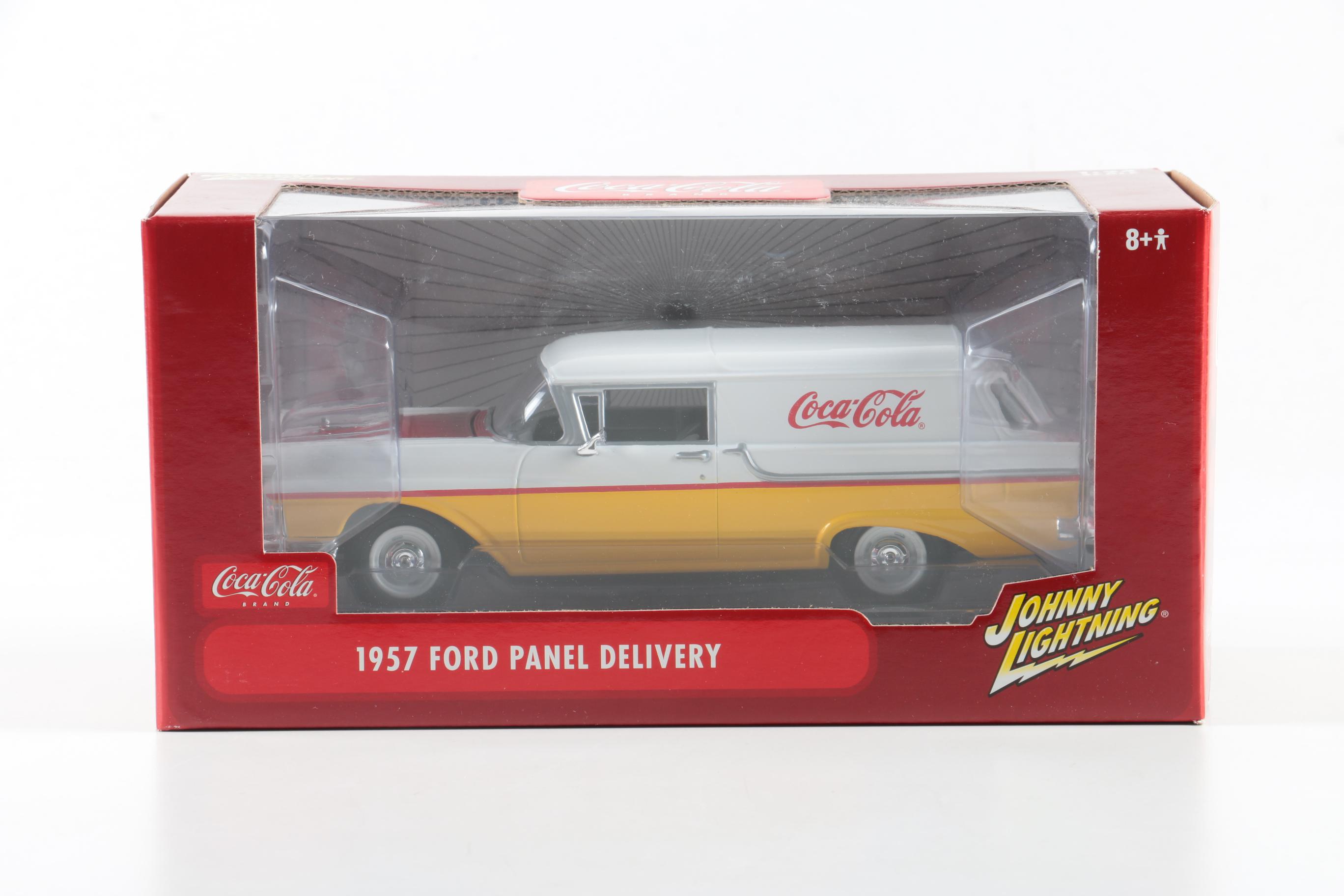 Die-Cast Replica Delivery Vehicles Featuring Coca-Cola