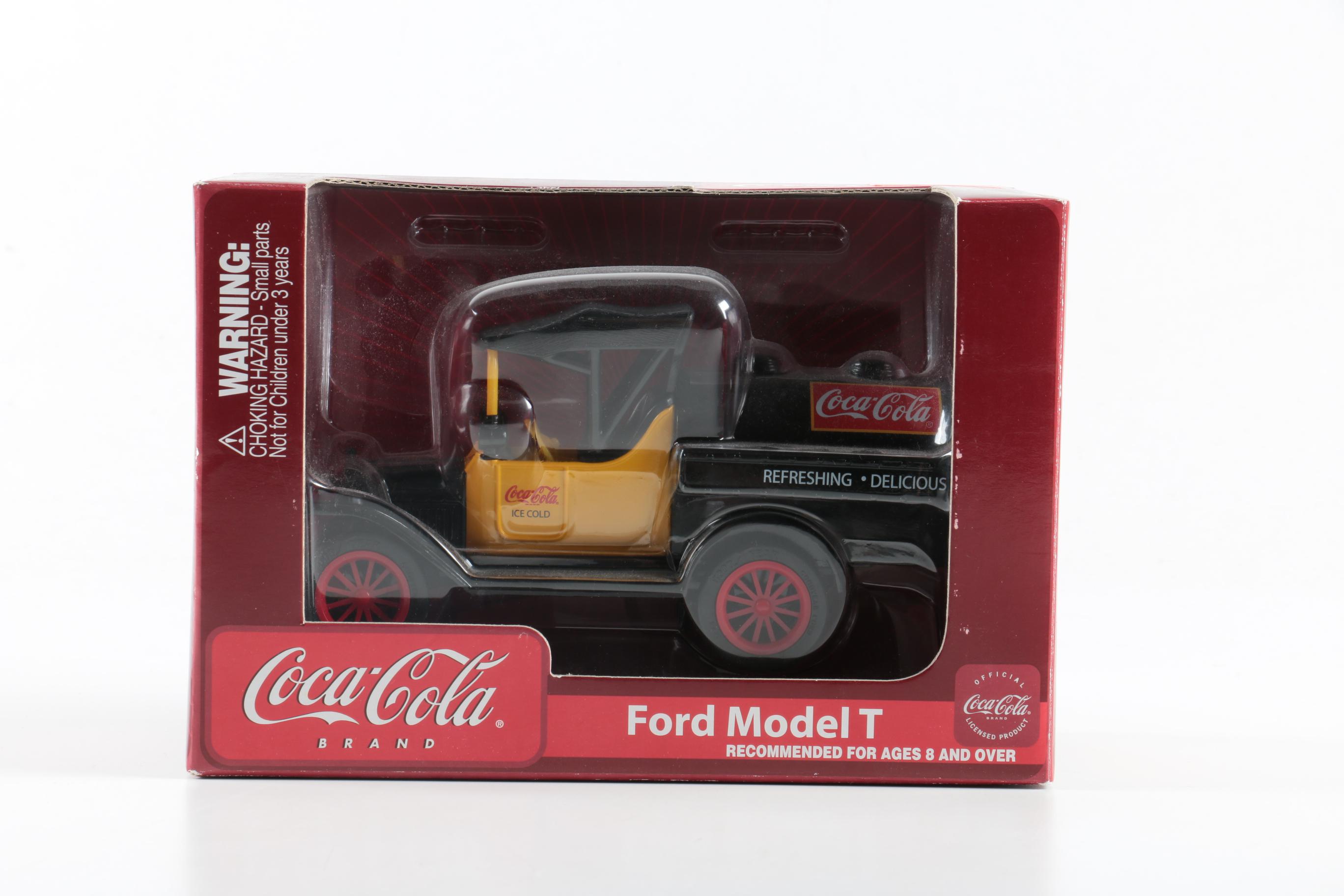 Die-Cast Replica Delivery Vehicles Featuring Coca-Cola