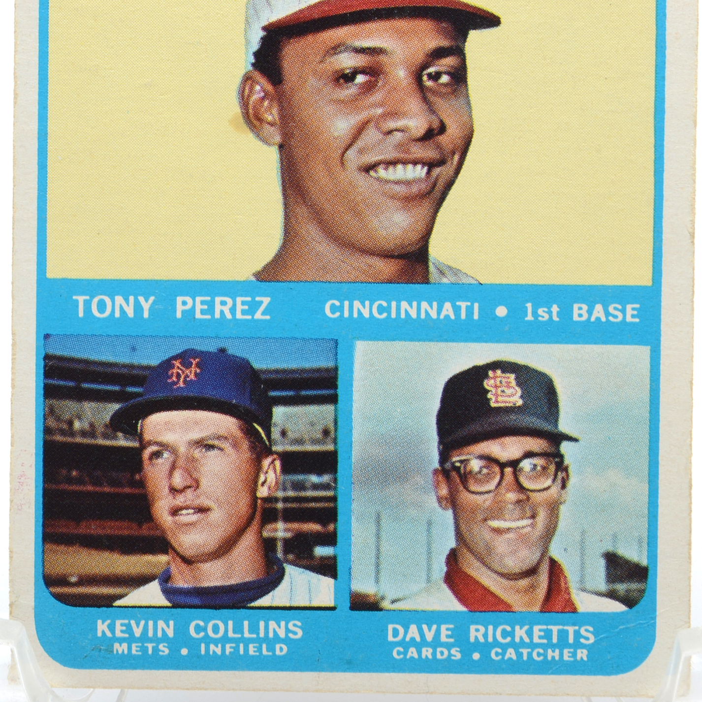 1965 Tony Perez Topps "Rookie" Baseball Card