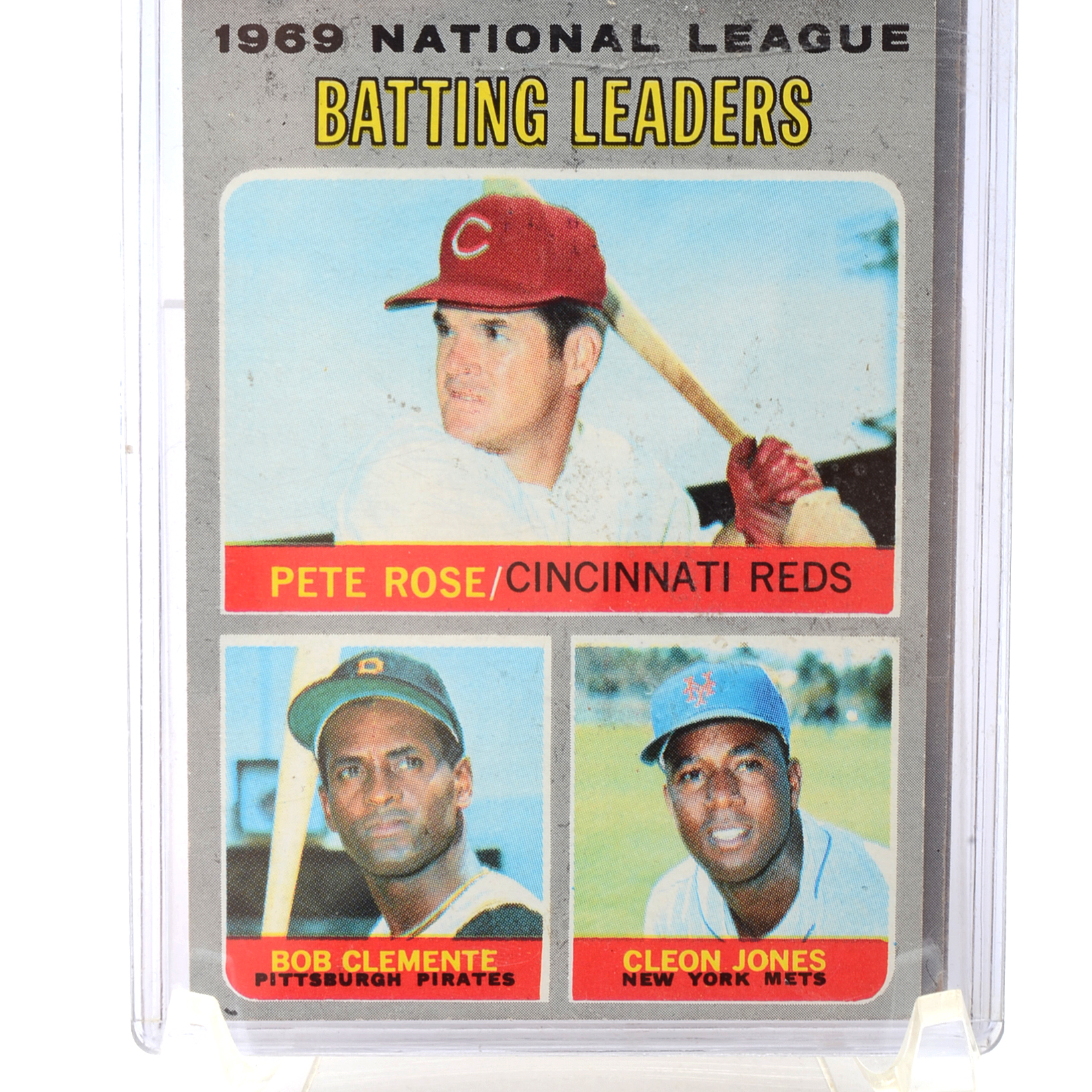Three Pete Rose Cincinnati Reds 1970 Topps Baseball Cards