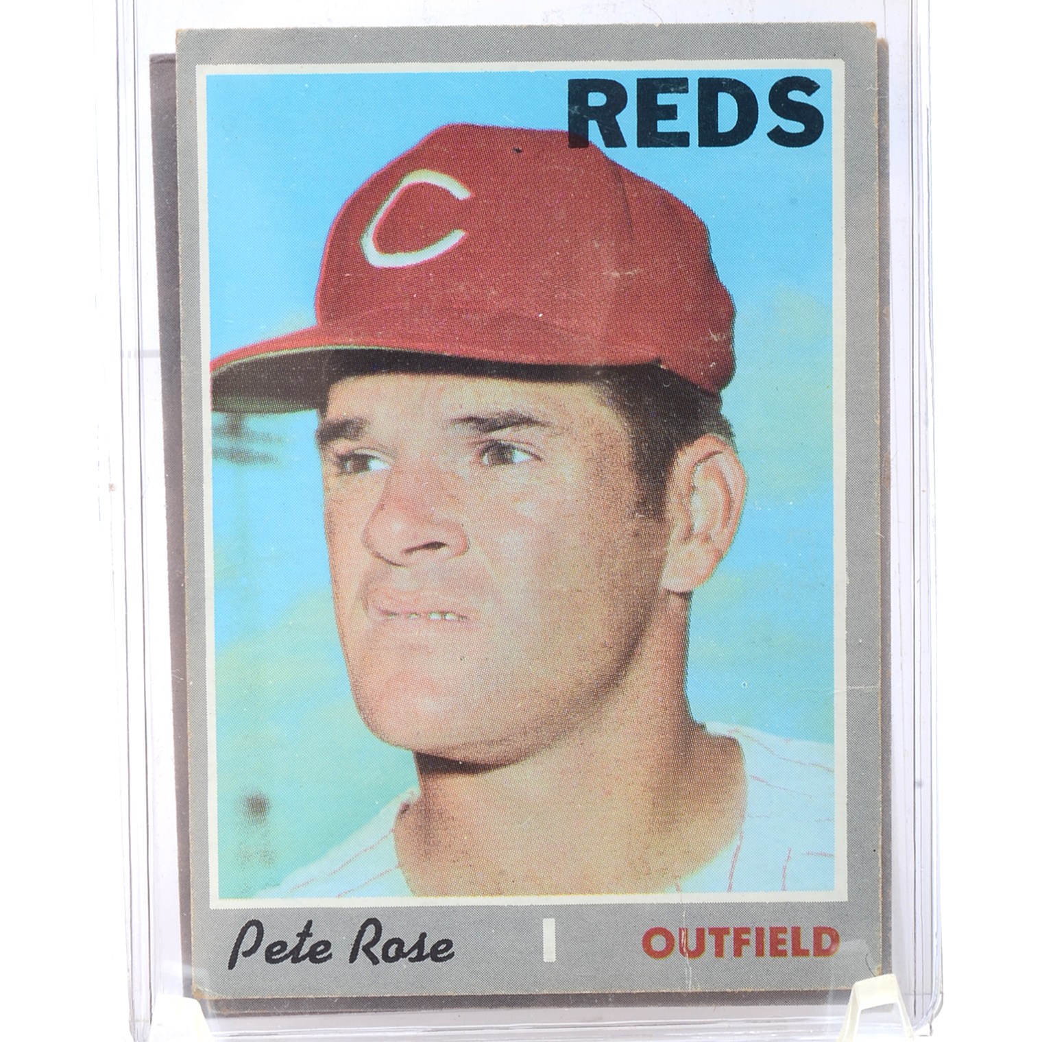 Three Pete Rose Cincinnati Reds 1970 Topps Baseball Cards