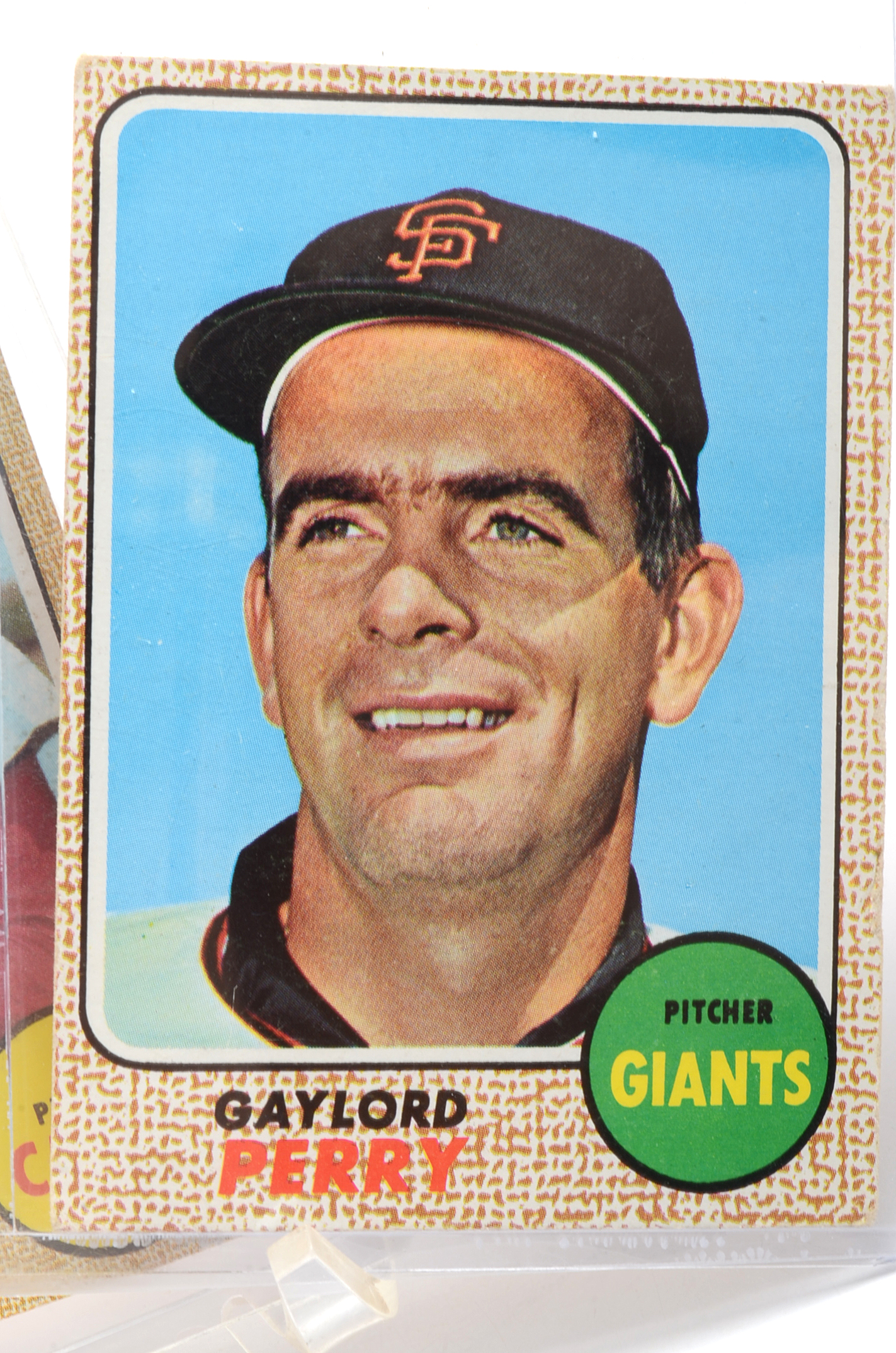 Perry, McLain, and Carlton 1968 Topps Baseball Cards