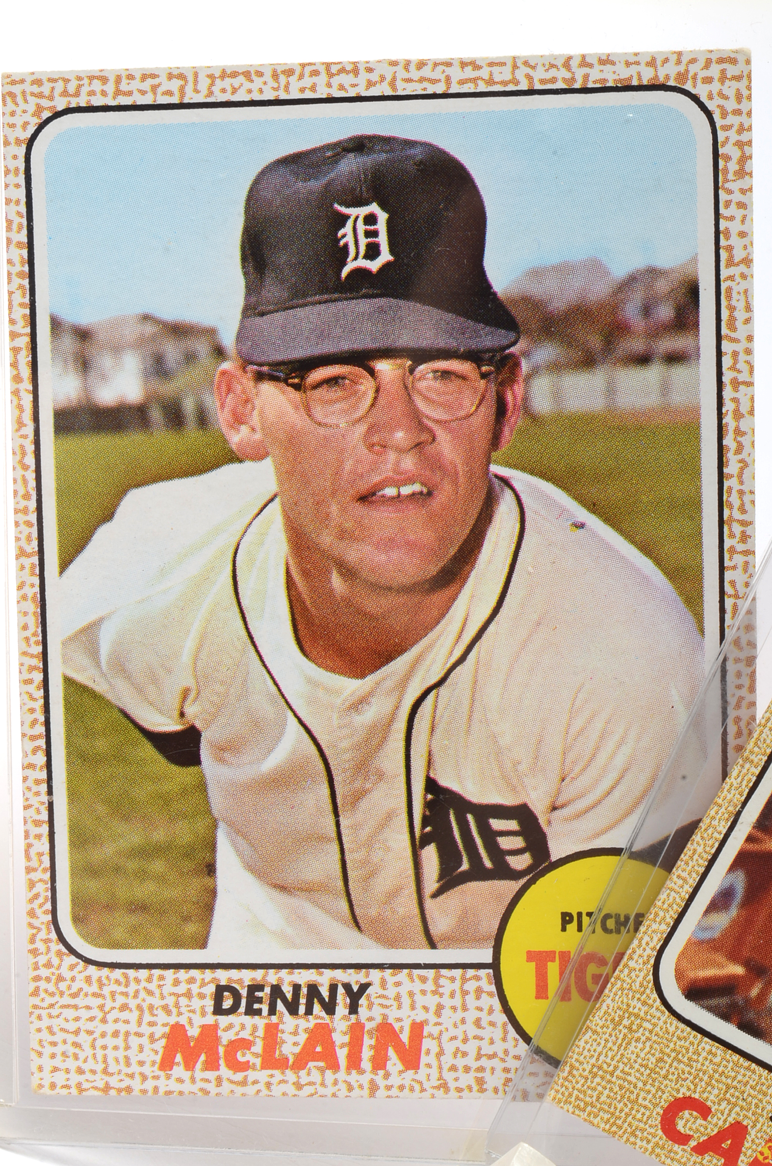 Perry, McLain, and Carlton 1968 Topps Baseball Cards