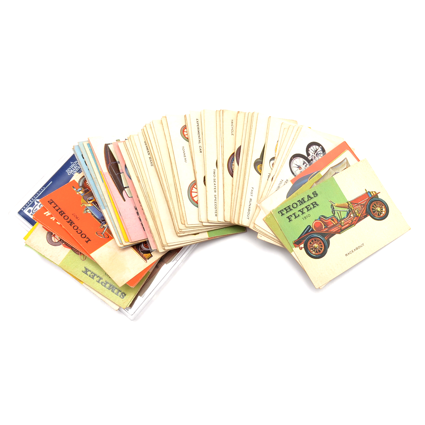 Eighty-Six 1954 Topps "World On Wheels" Trading Cards