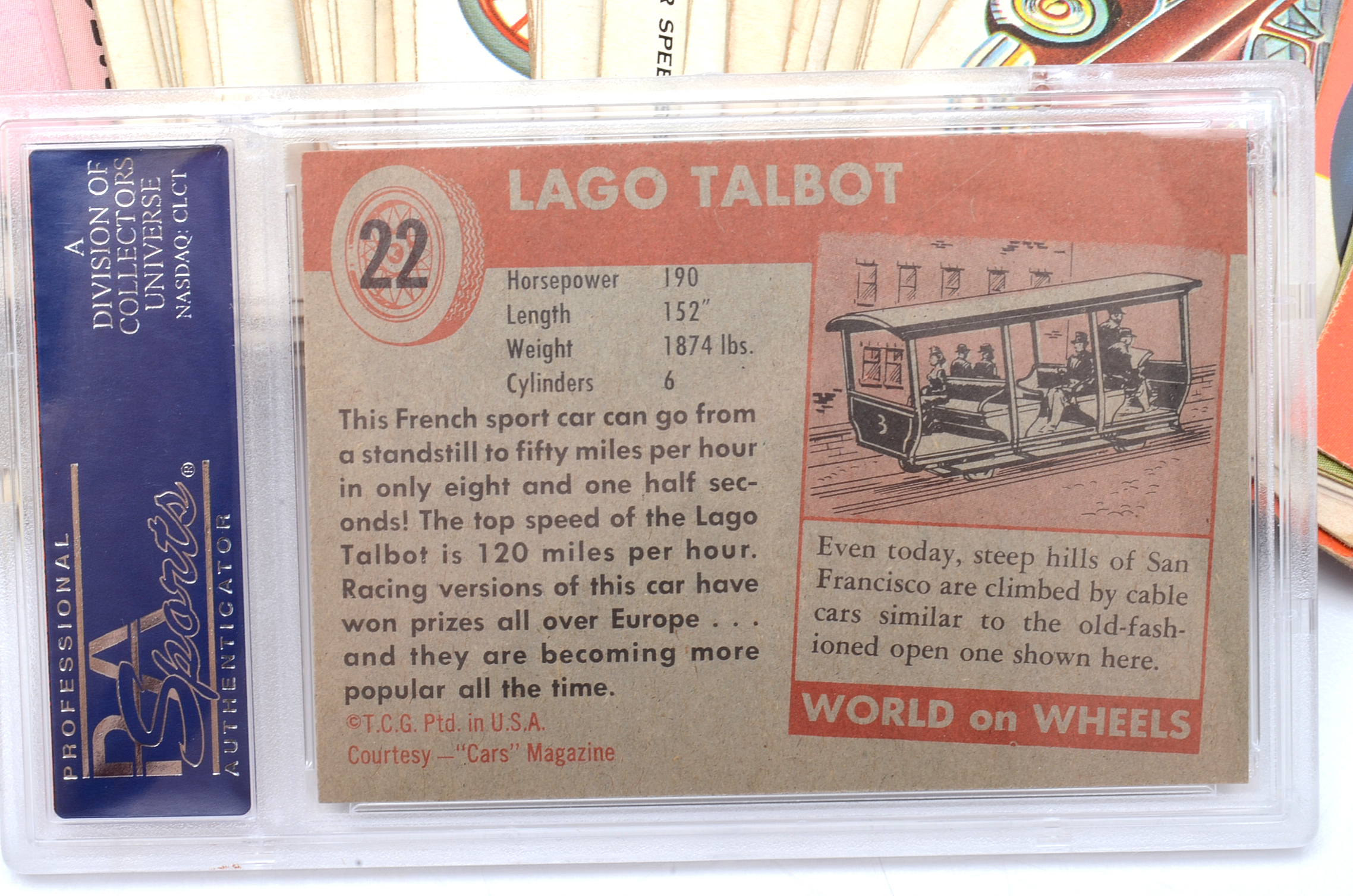 Eighty-Six 1954 Topps "World On Wheels" Trading Cards