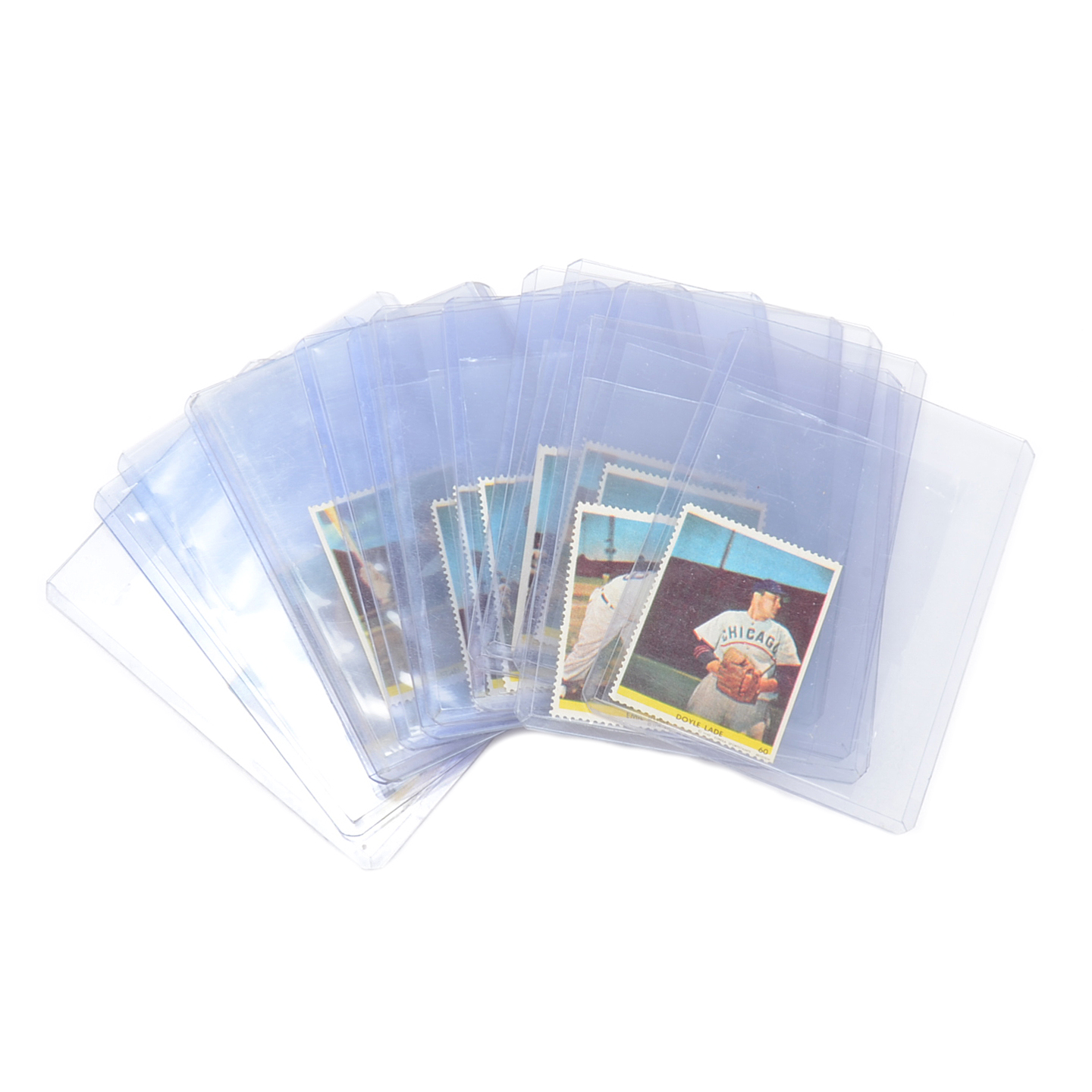 Fourteen 1949 Eureka Baseball Player Stamps