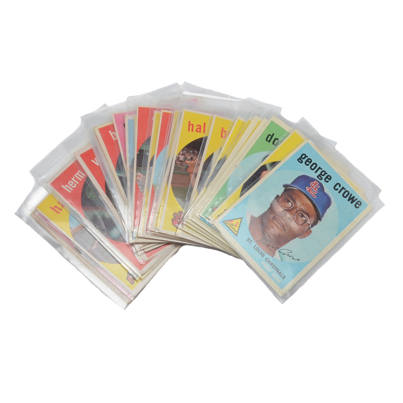 Thirty 1959 Topps Baseball Player Cards