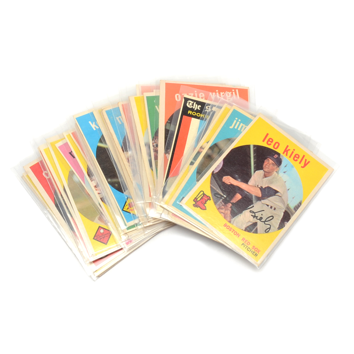 Thirty 1959 Topps Baseball Player Cards