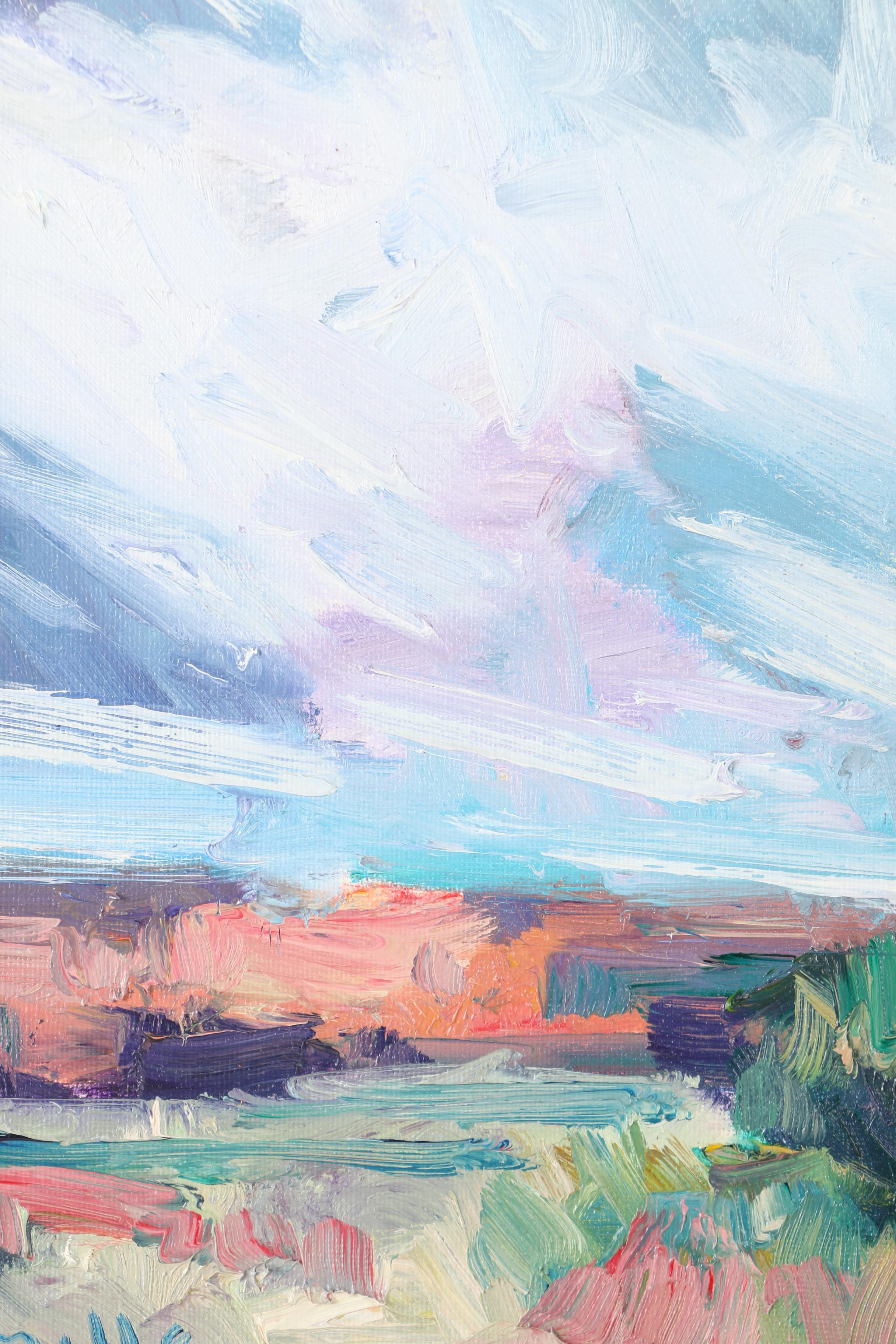 Three Original Jose Trujillo Impressionist Oil Paintings on Canvas Board