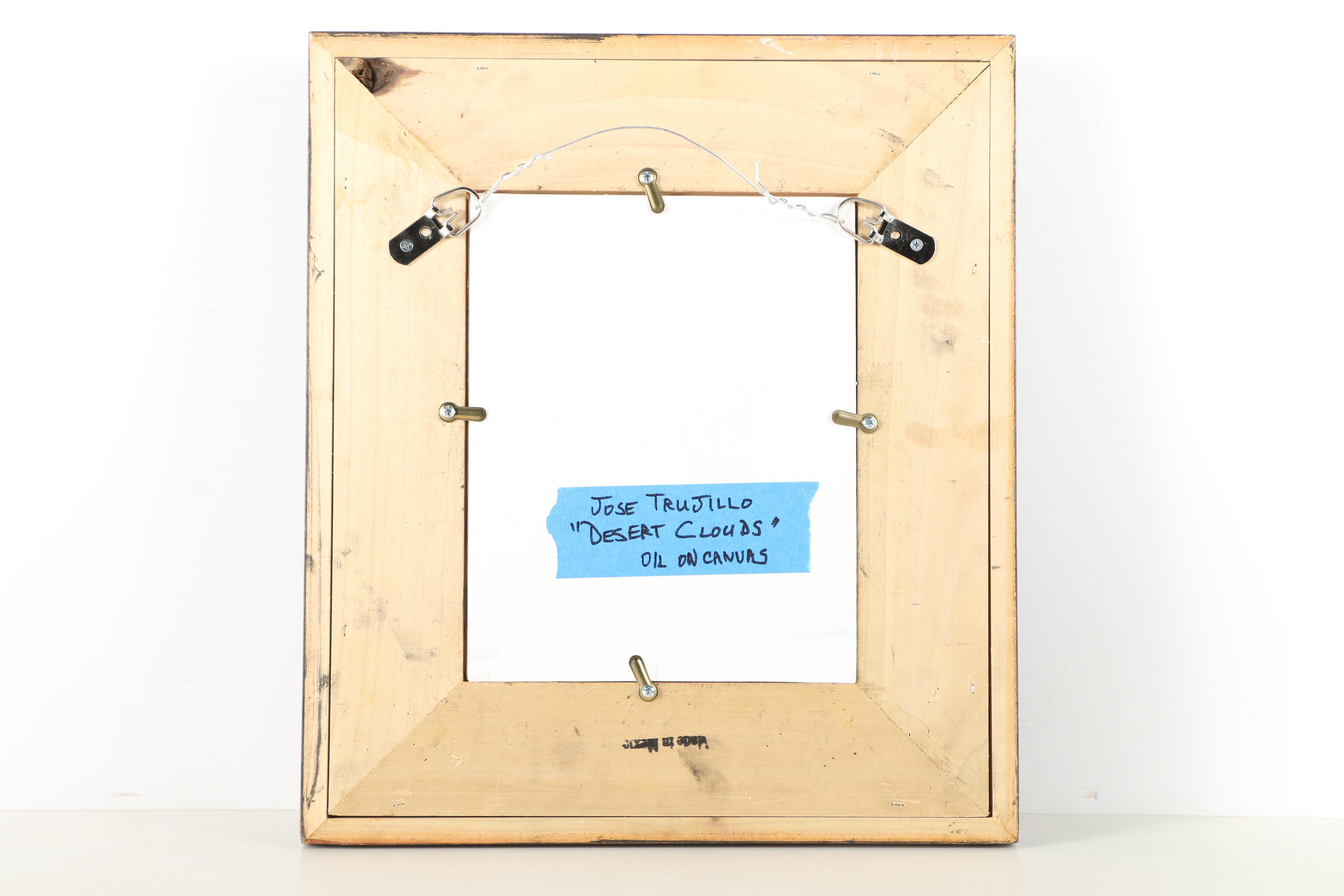 Three Original Jose Trujillo Impressionist Oil Paintings on Canvas Board