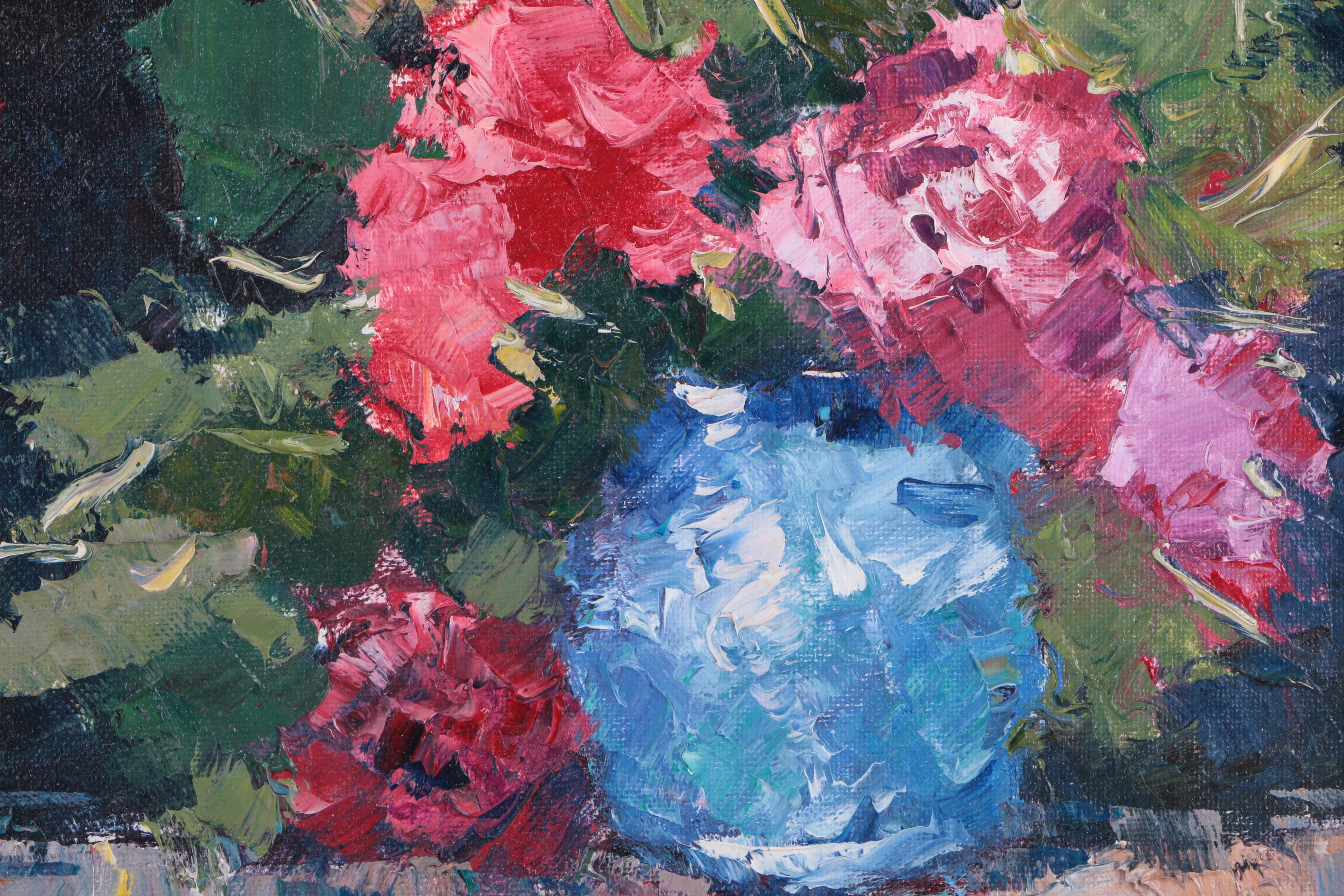 Jose Trujillo Impressionist Still Life Oil Paintings