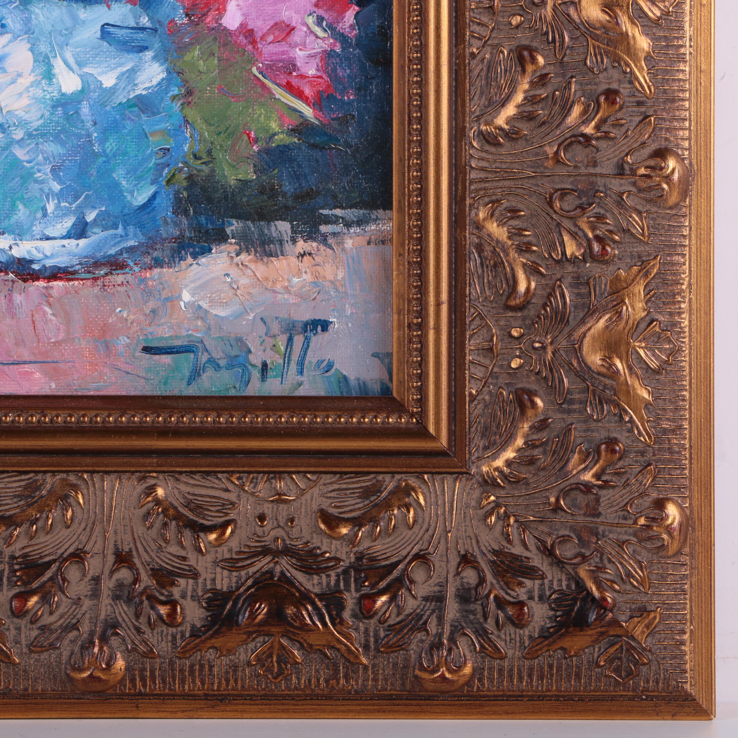 Jose Trujillo Impressionist Still Life Oil Paintings