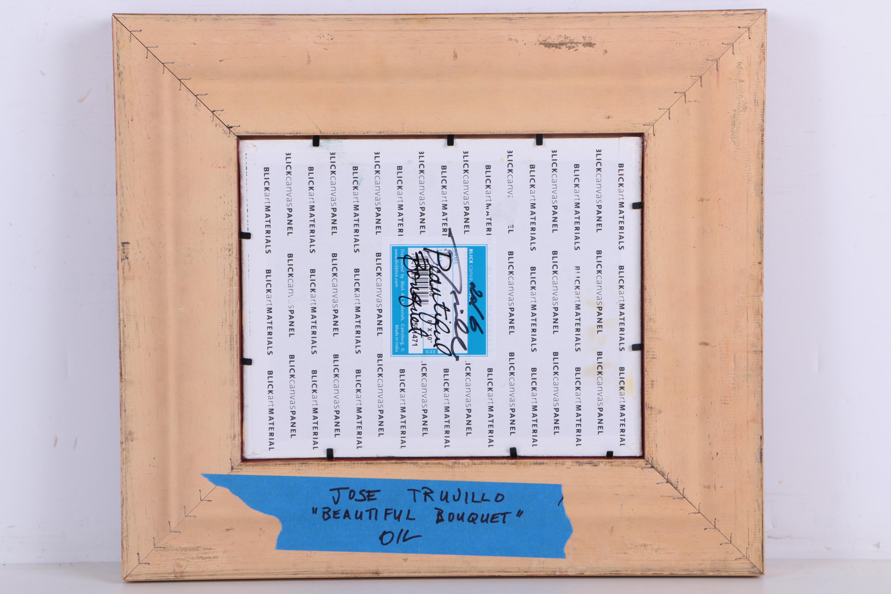 Jose Trujillo Impressionist Still Life Oil Paintings