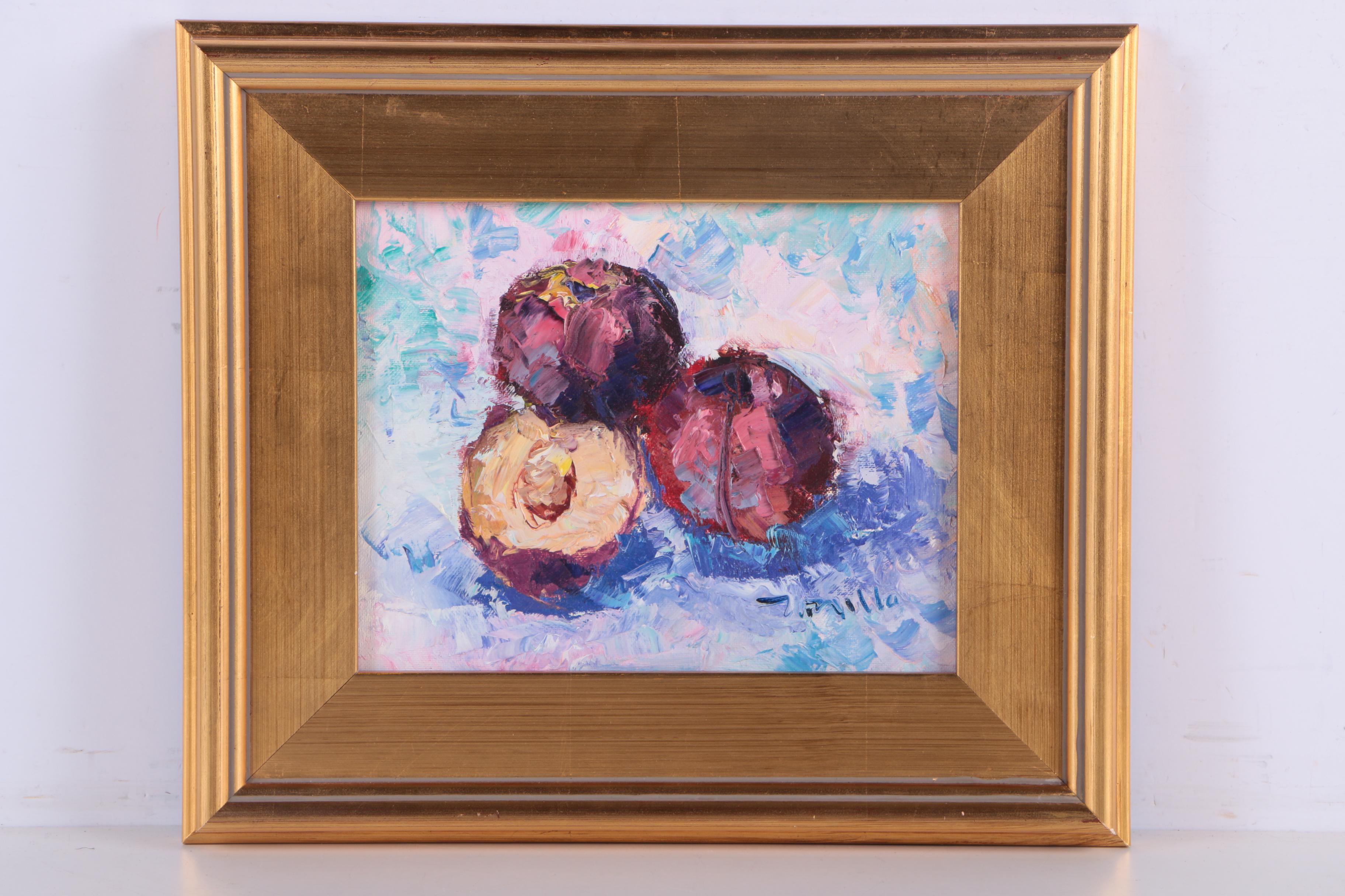 Jose Trujillo Impressionist Still Life Oil Paintings