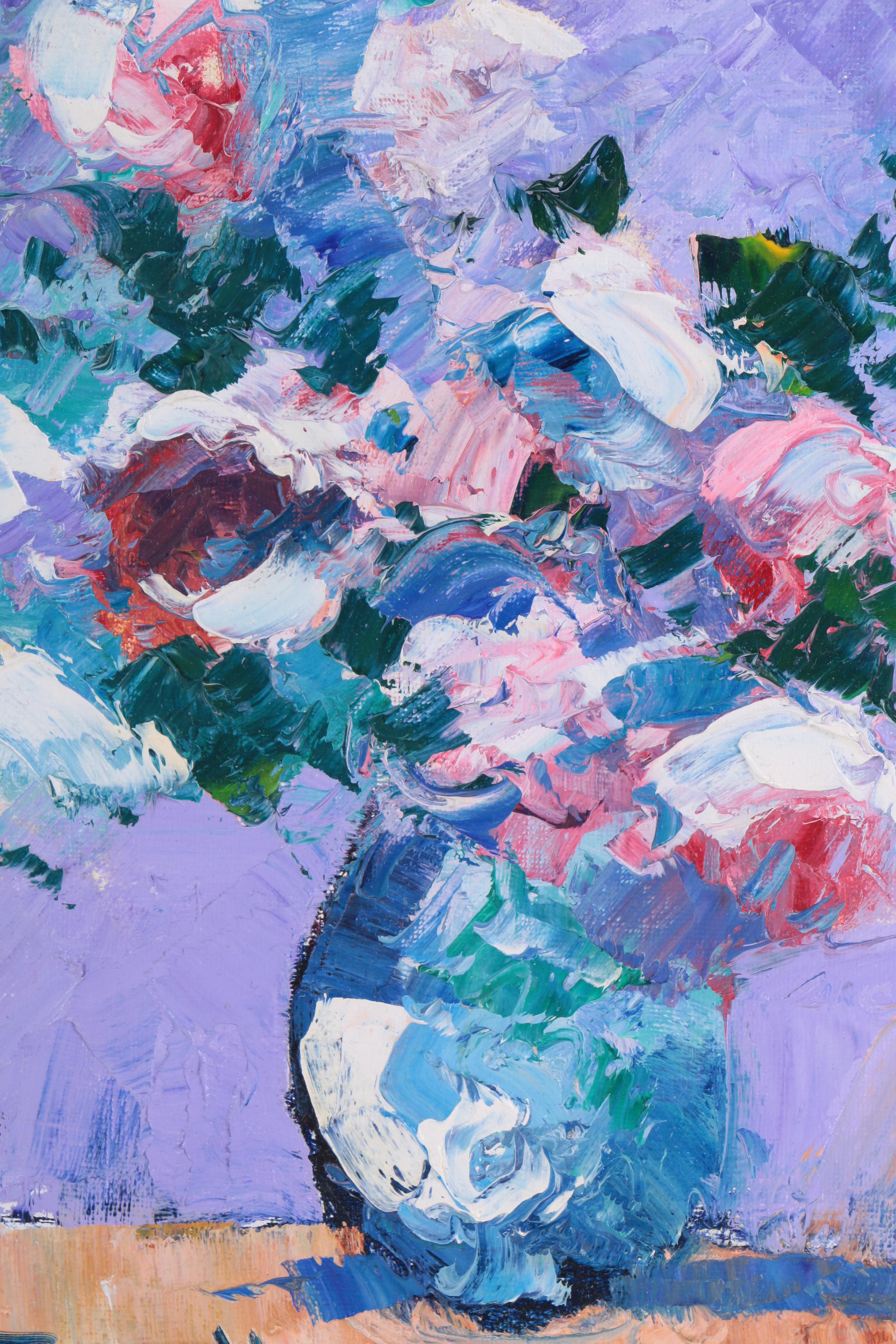 Jose Trujillo Impressionist Still Life Oil Paintings