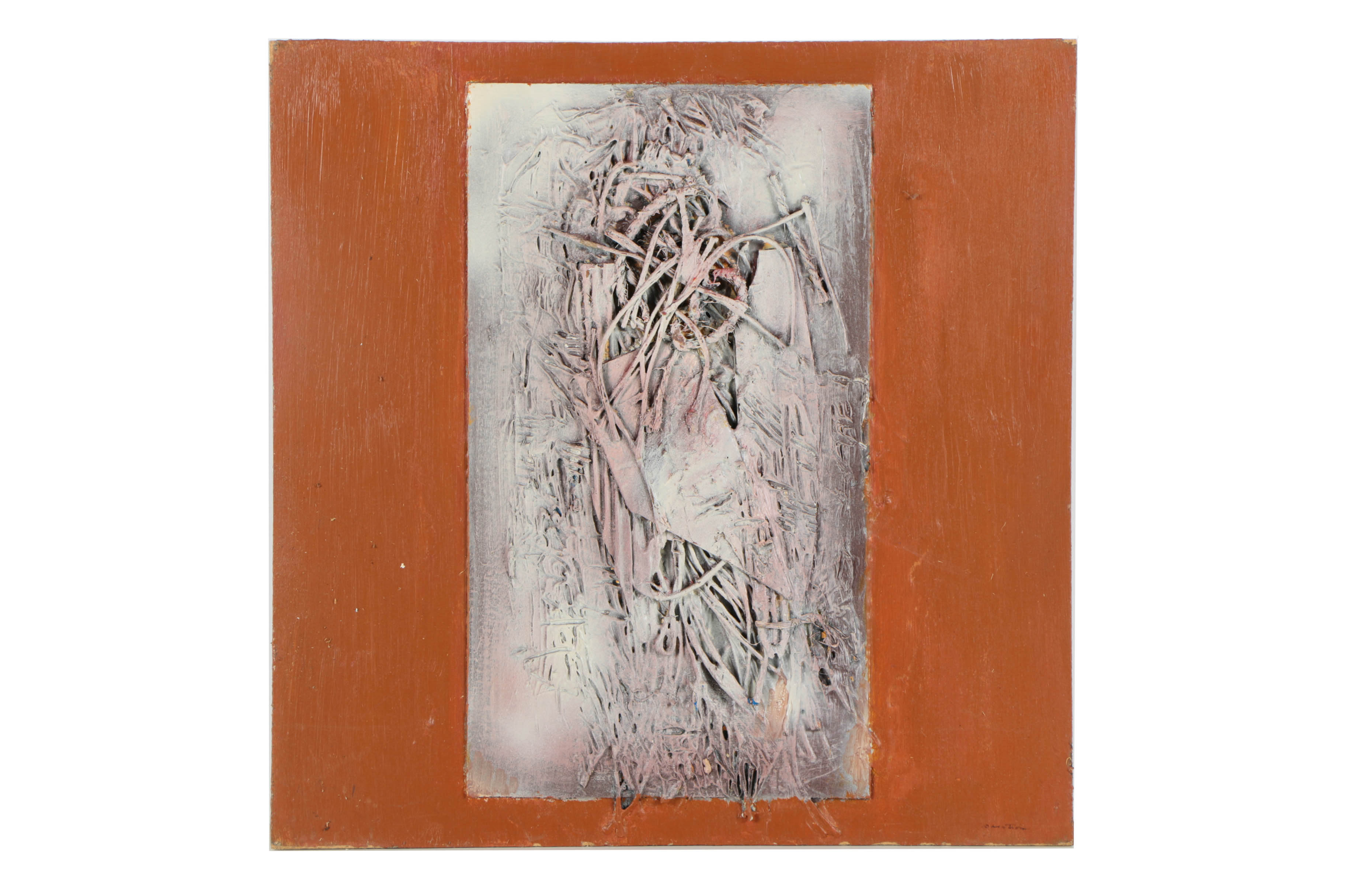 Ronald Ahlström Various Mixed Media Collages on Board "Untitled"