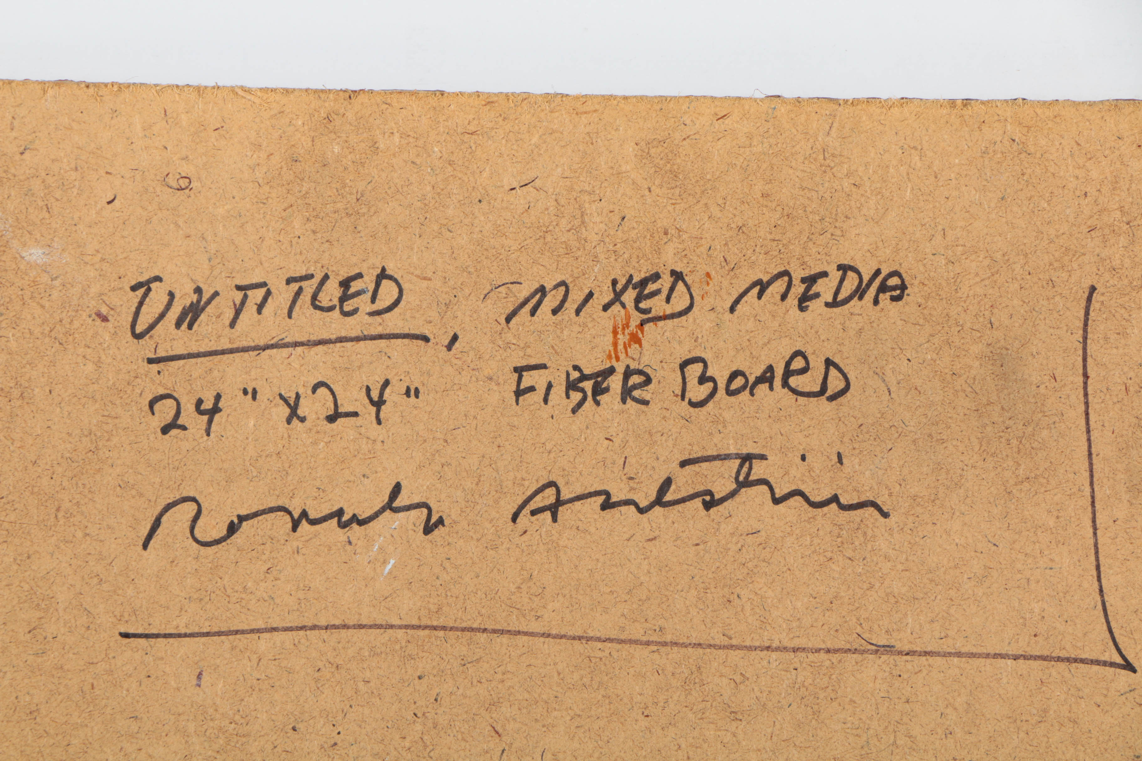 Ronald Ahlström Various Mixed Media Collages on Board "Untitled"