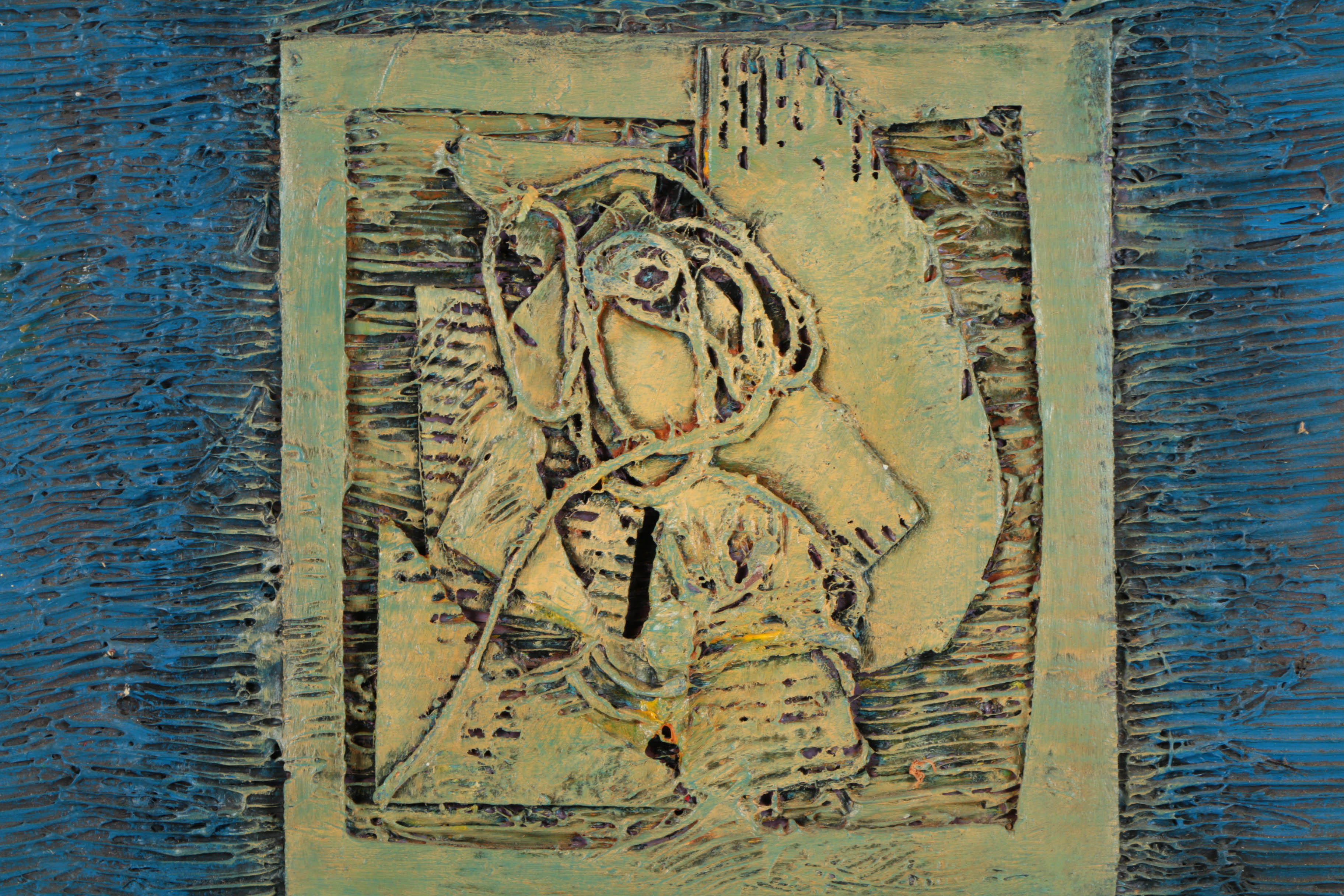 Ronald Ahlström Various Mixed Media Collages on Board "Untitled"