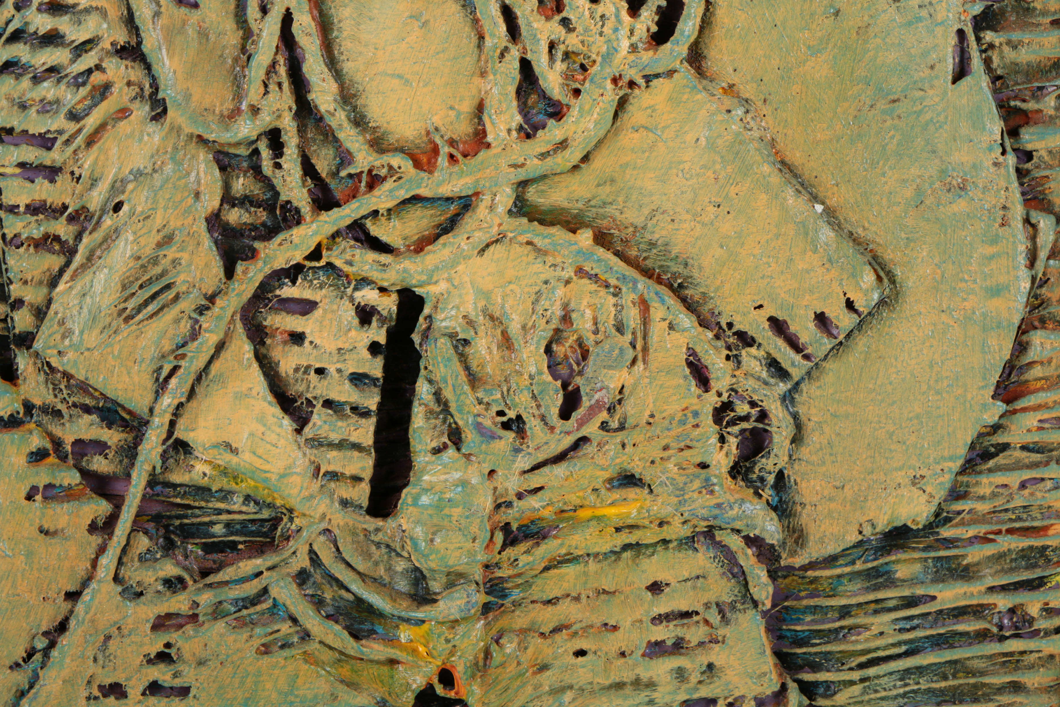 Ronald Ahlström Various Mixed Media Collages on Board "Untitled"