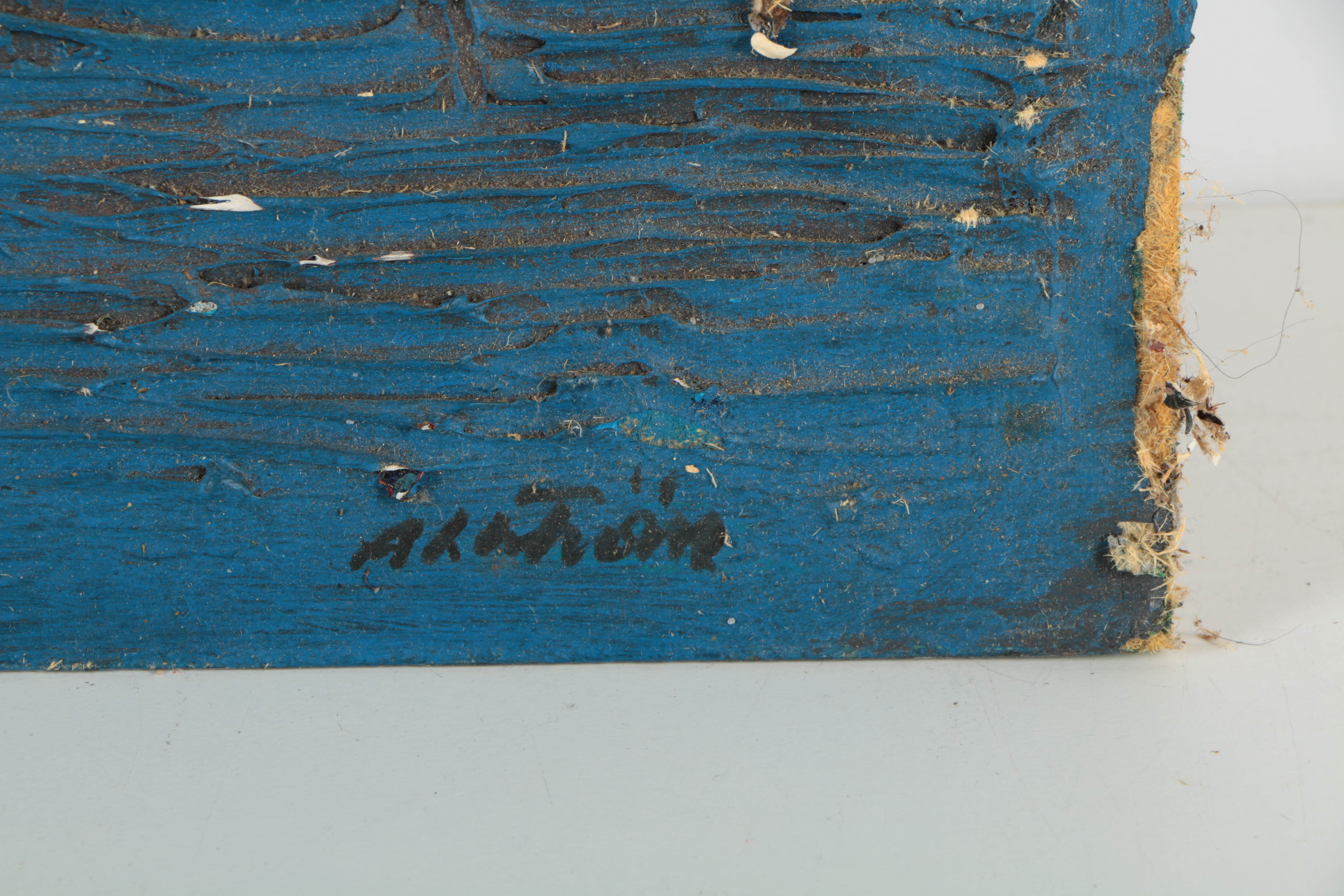 Ronald Ahlström Various Mixed Media Collages on Board "Untitled"