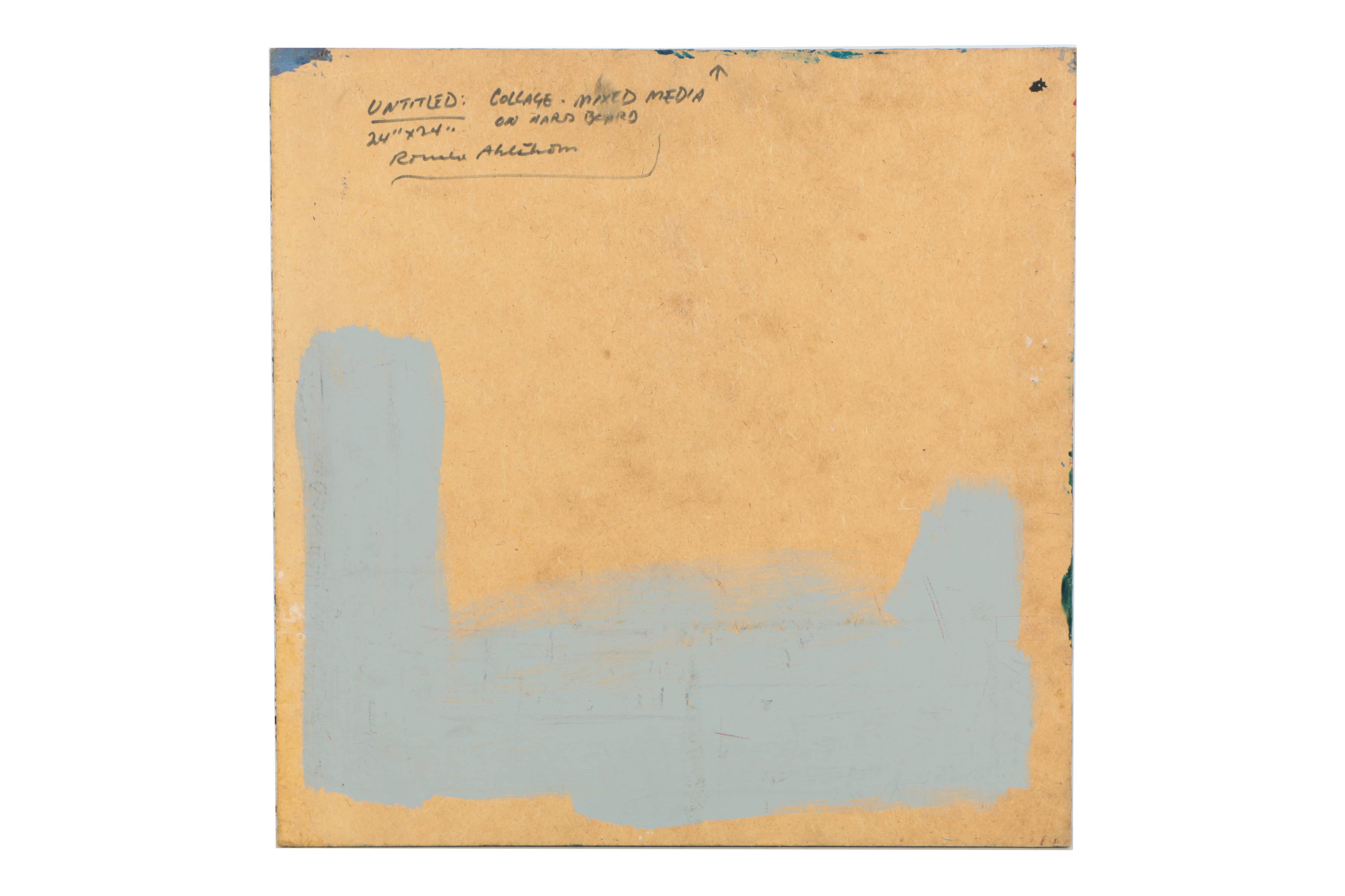 Ronald Ahlström Various Mixed Media Collages on Board "Untitled"