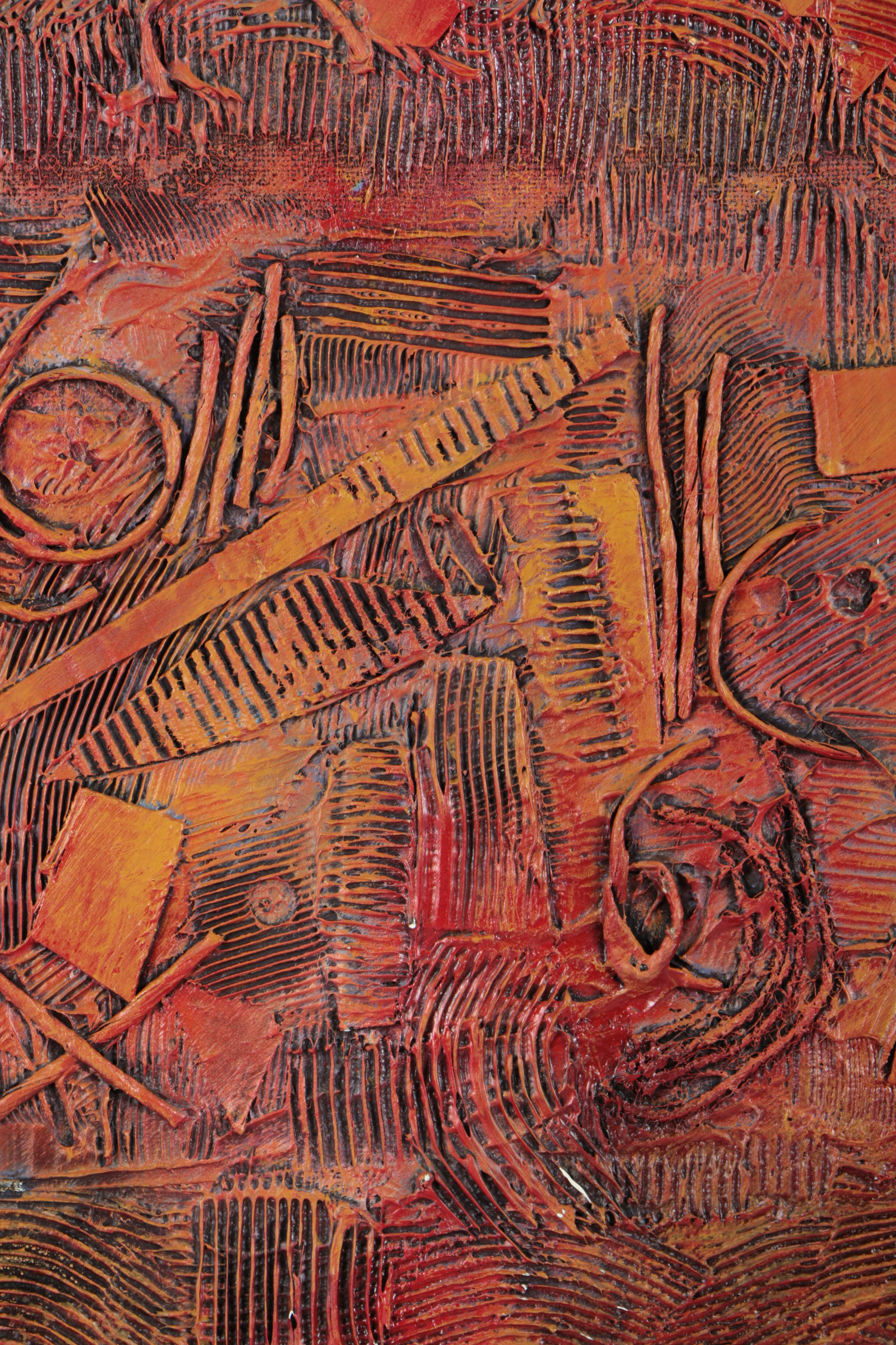 Ronald Ahlström Collage Mixed Media on Board  "Untitled"