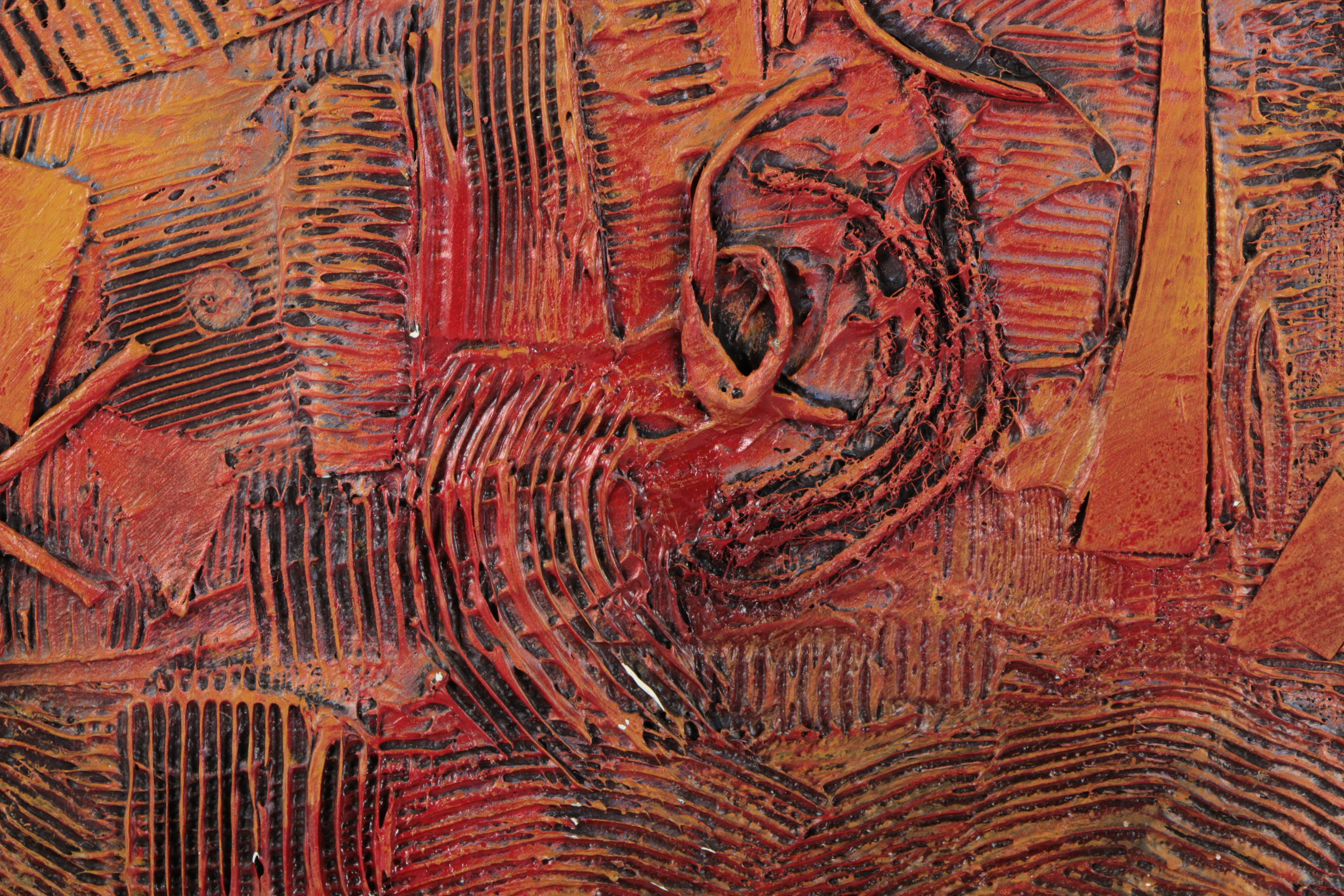 Ronald Ahlström Collage Mixed Media on Board  "Untitled"