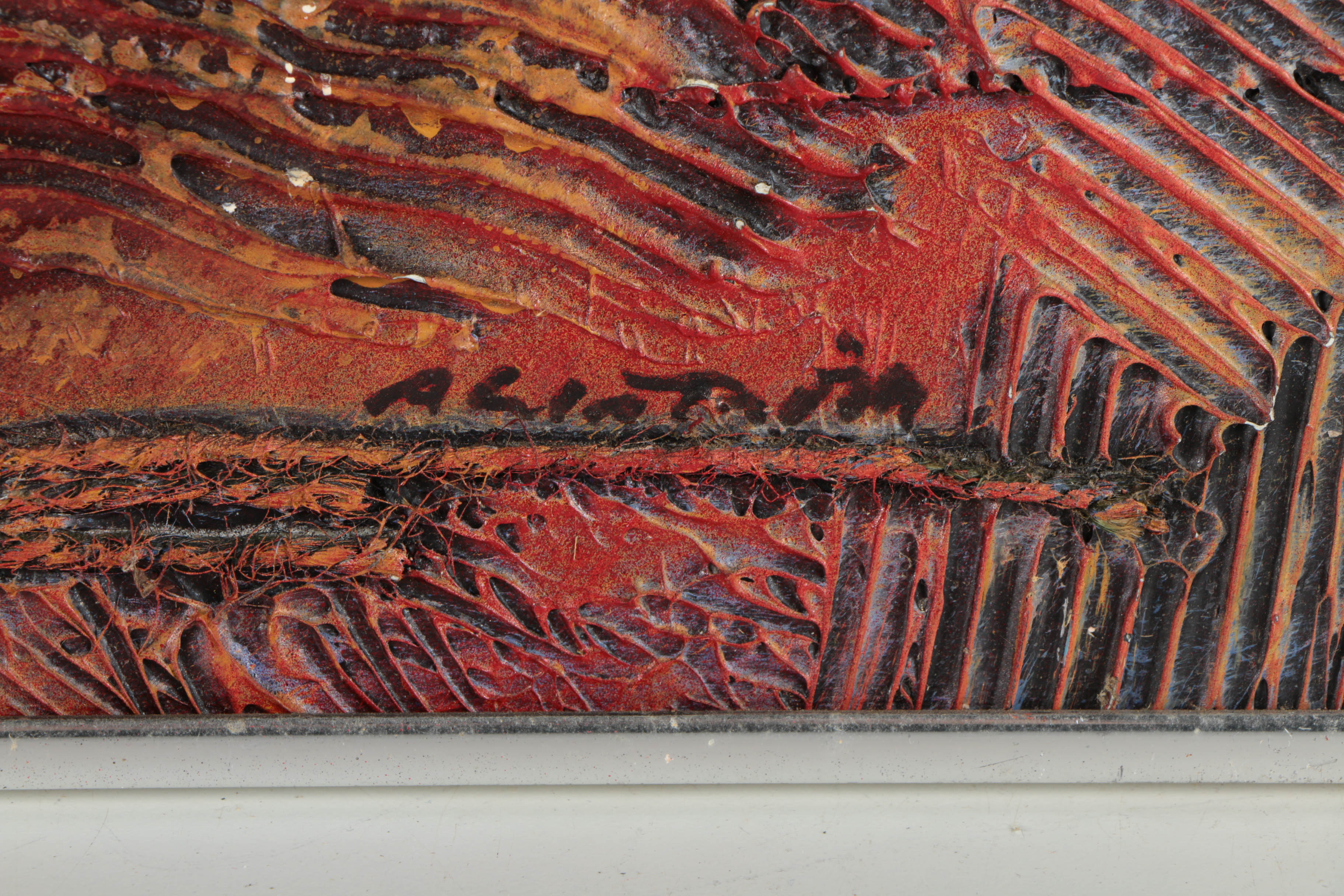 Ronald Ahlström Collage Mixed Media on Board  "Untitled"