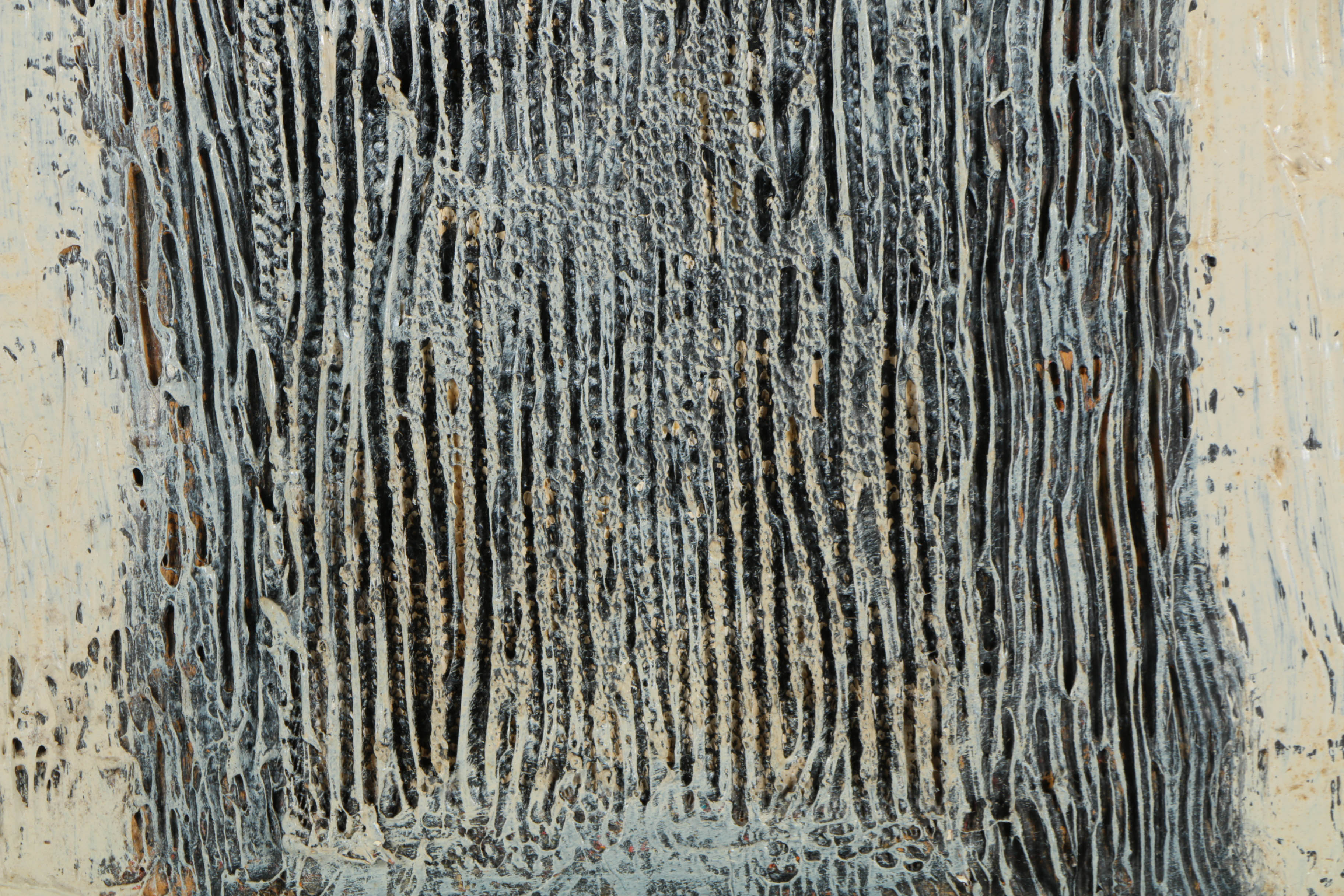 Ronald Ahlström Mixed Media Collage on Board  "Untitled"