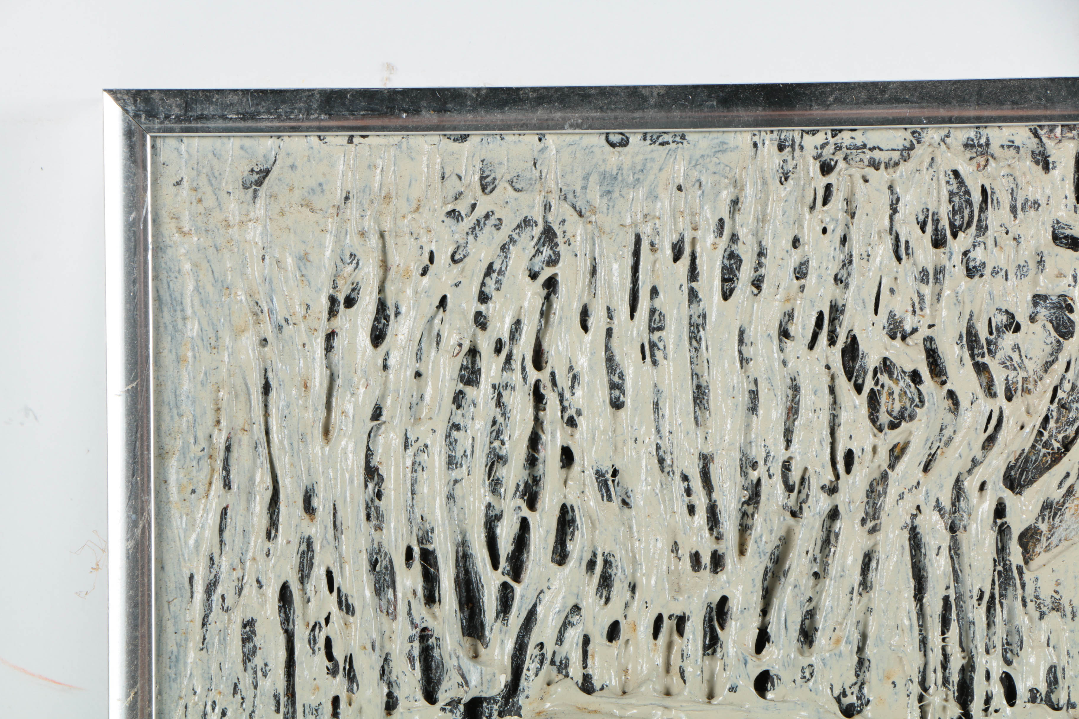 Ronald Ahlström Mixed Media Collage on Board  "Untitled"