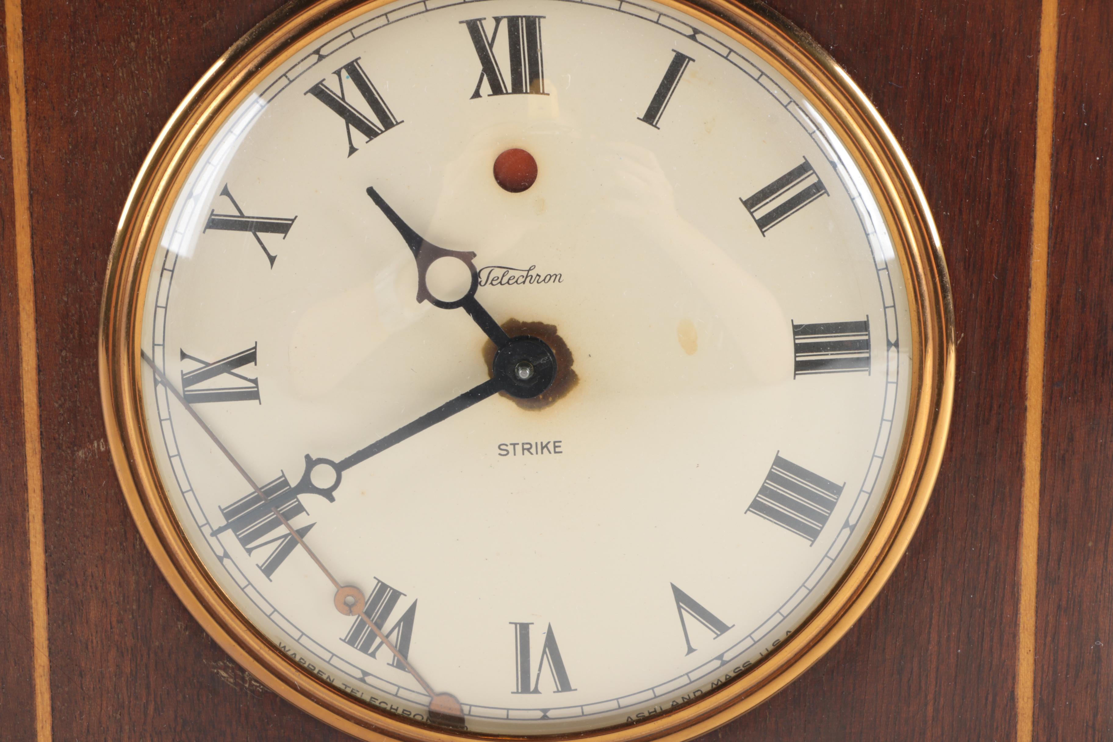 Vintage "The Wickford" Telechron Strike Electric Mantel Clock